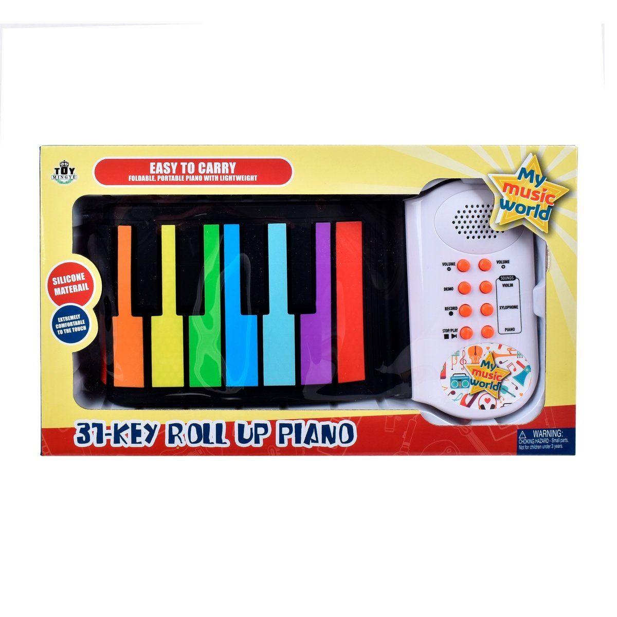 PIANO DE GOMA ENROLLABLE DE 31 TECLAS-3