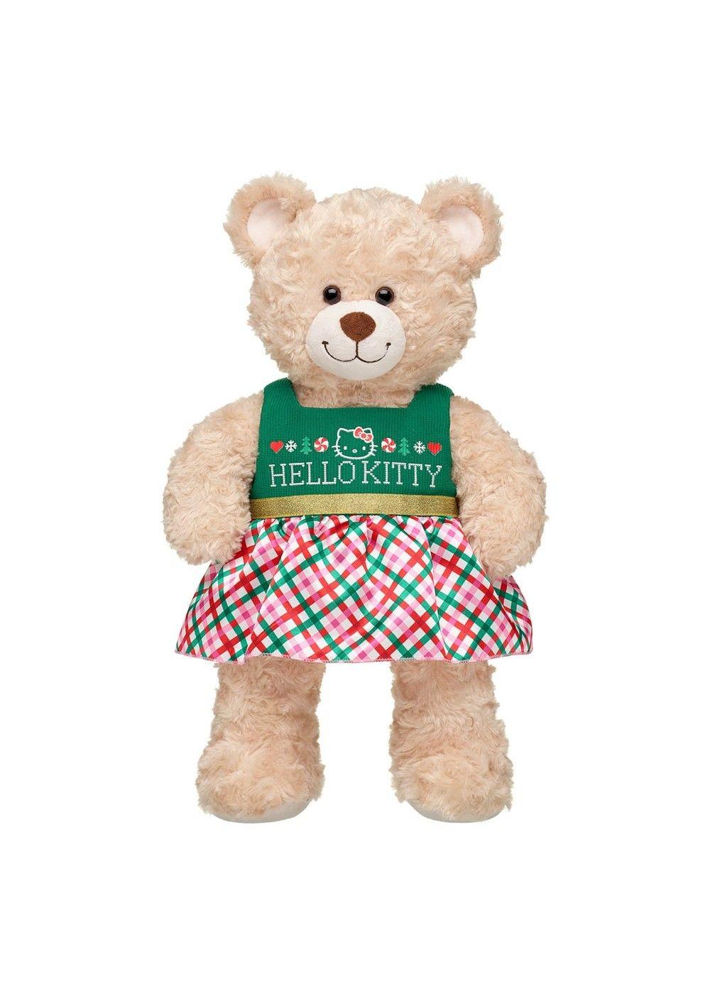 Vestido Hello Kitty Build a Bear a cuadros festivo-2
