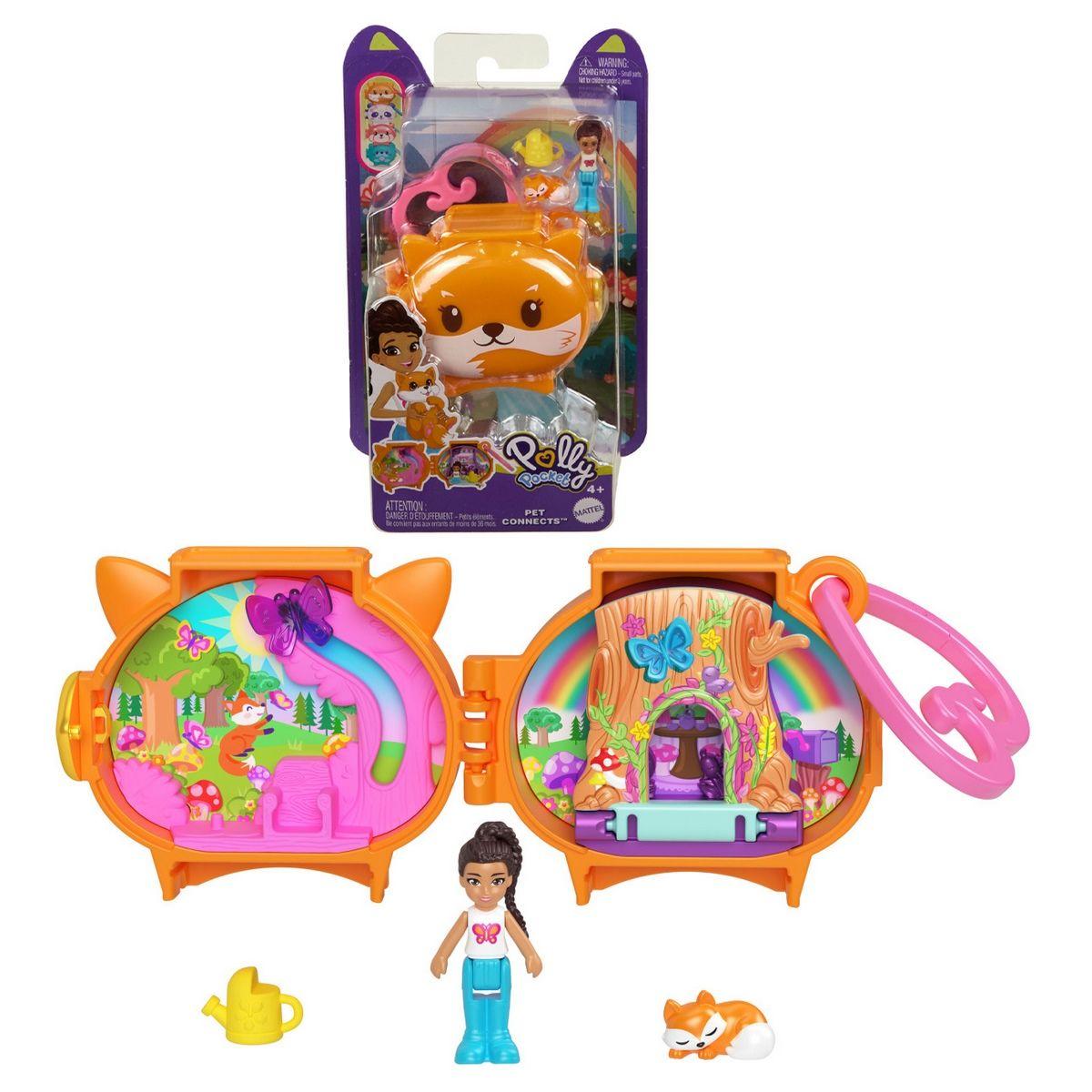 POLLY POCKET COLECCIÓN MINI MUNDO DE MASCOTAS - ZORRO-0