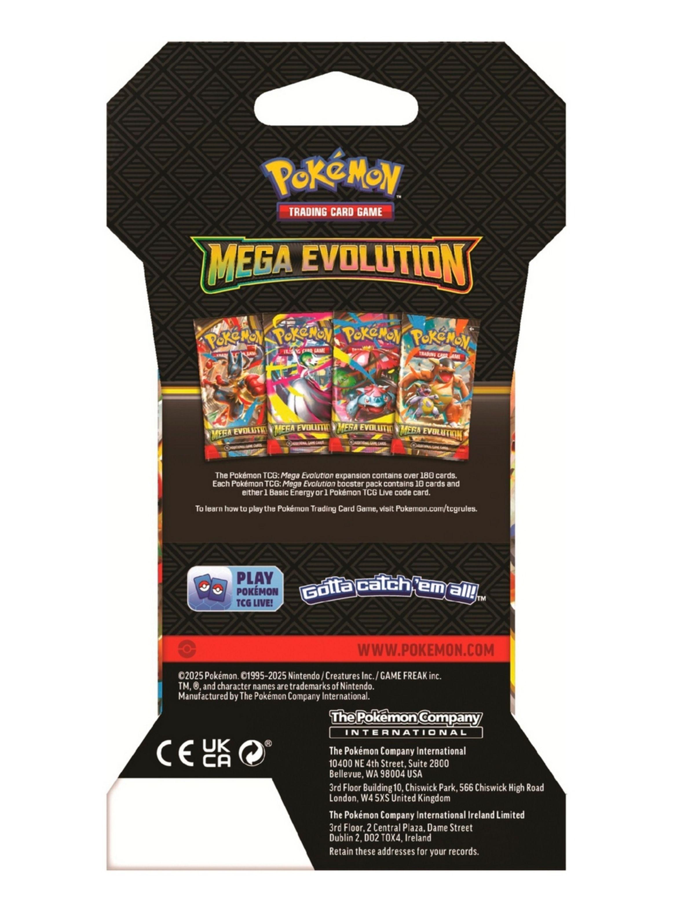 Pokemon TCG Mega Evolution Sleeved Booster Ing-2