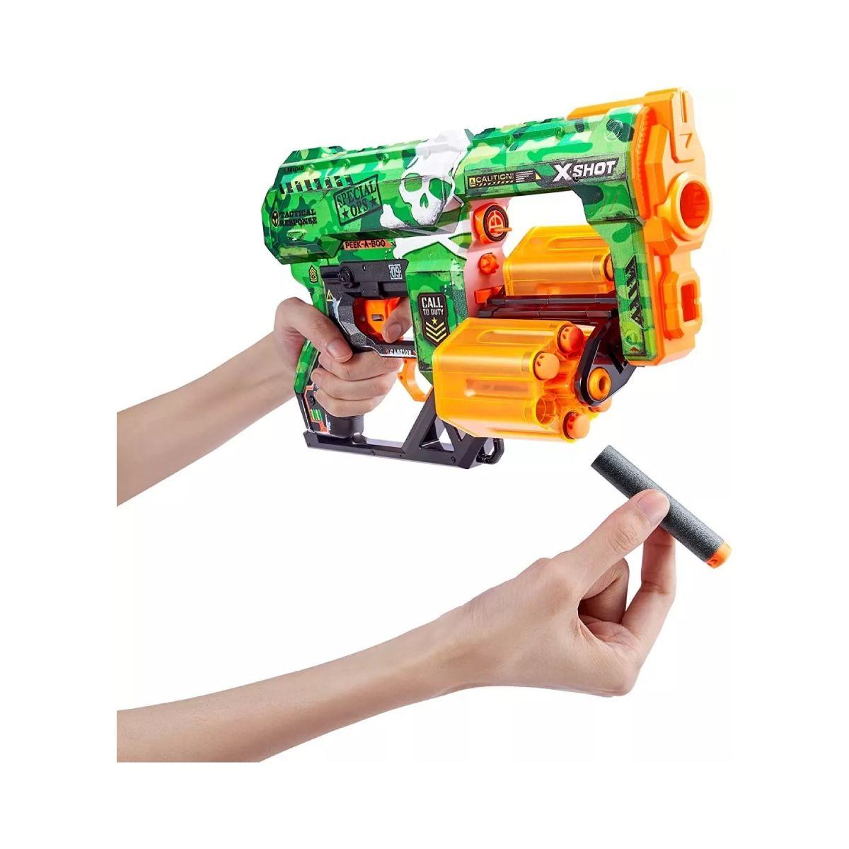 Lanza Dardos Dread Skins Con 12 Dardos X-Shot - Camo-2