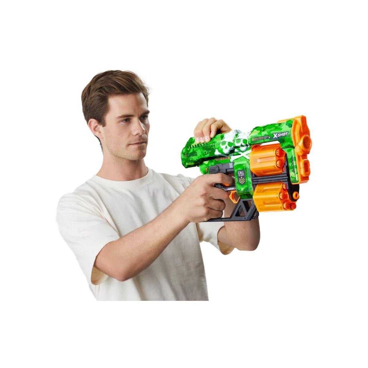 Lanza Dardos Dread Skins Con 12 Dardos X-Shot - Camo-3
