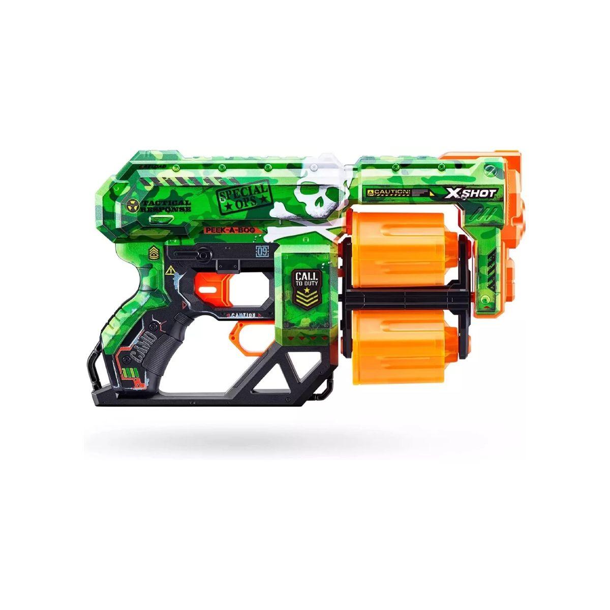 Lanza Dardos Dread Skins Con 12 Dardos X-Shot - Camo-4