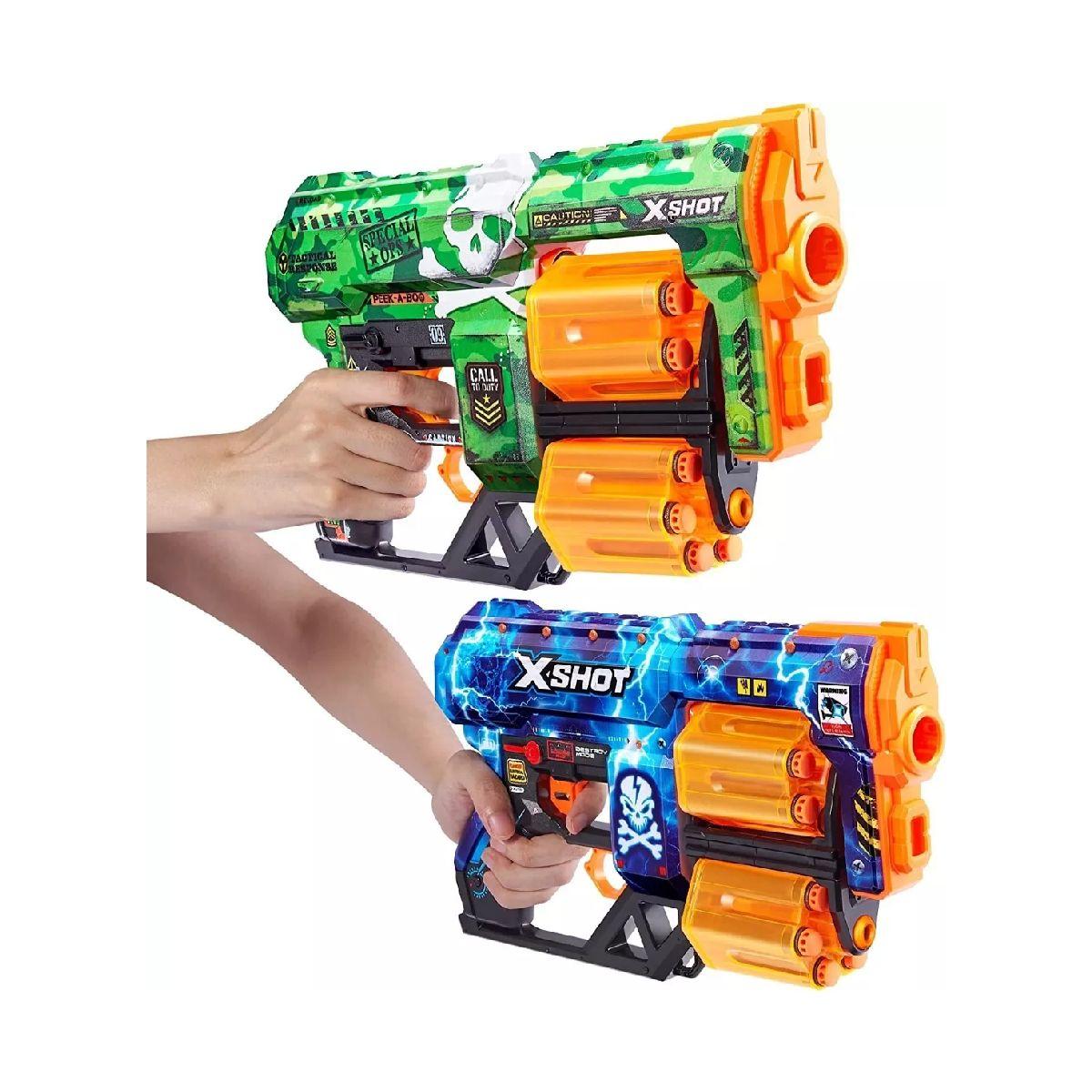 Lanza Dardos Dread Skins Con 12 Dardos X-Shot - Camo-6