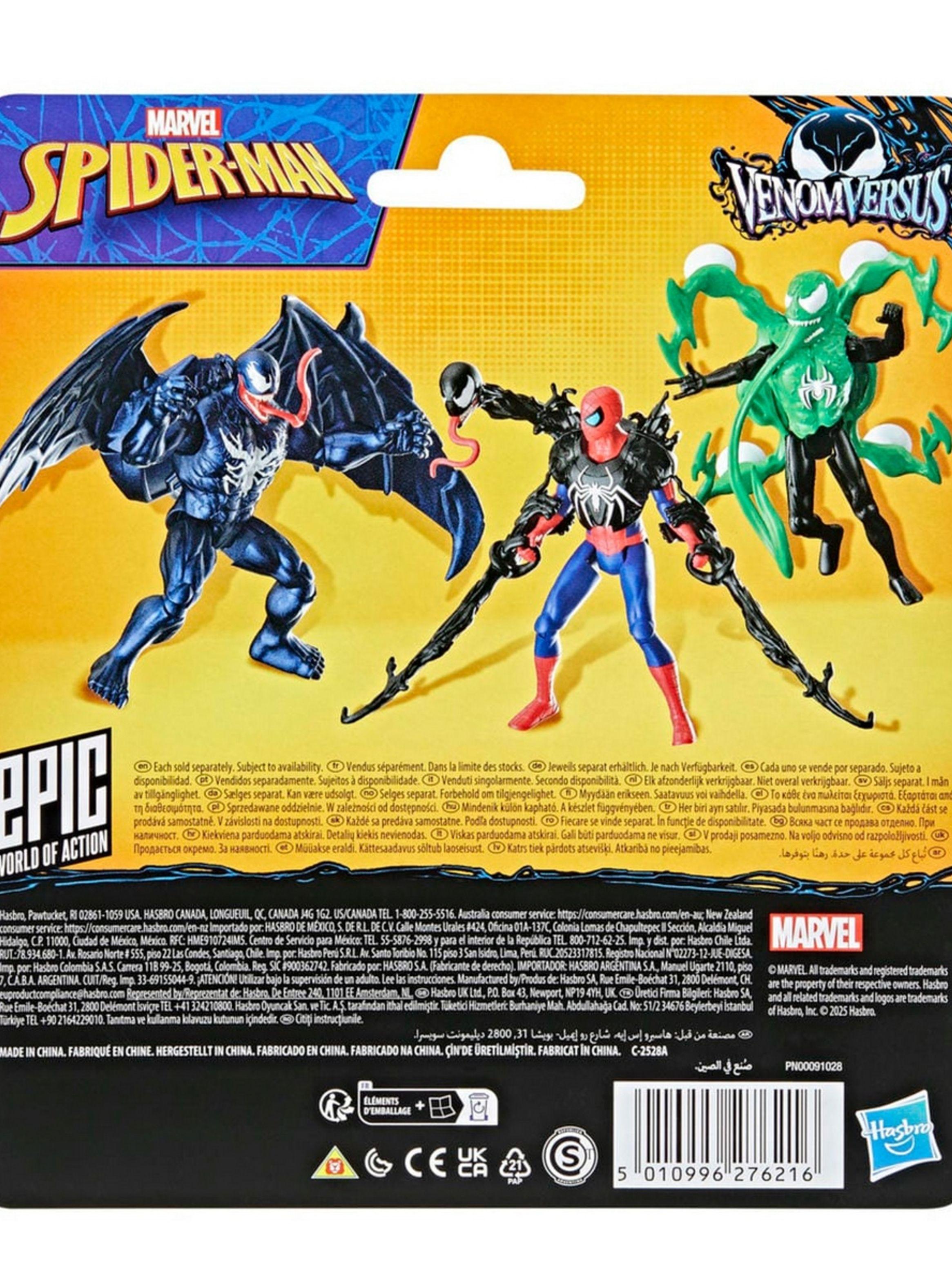 Figura de acción spiderman epic world of action venomversus-3