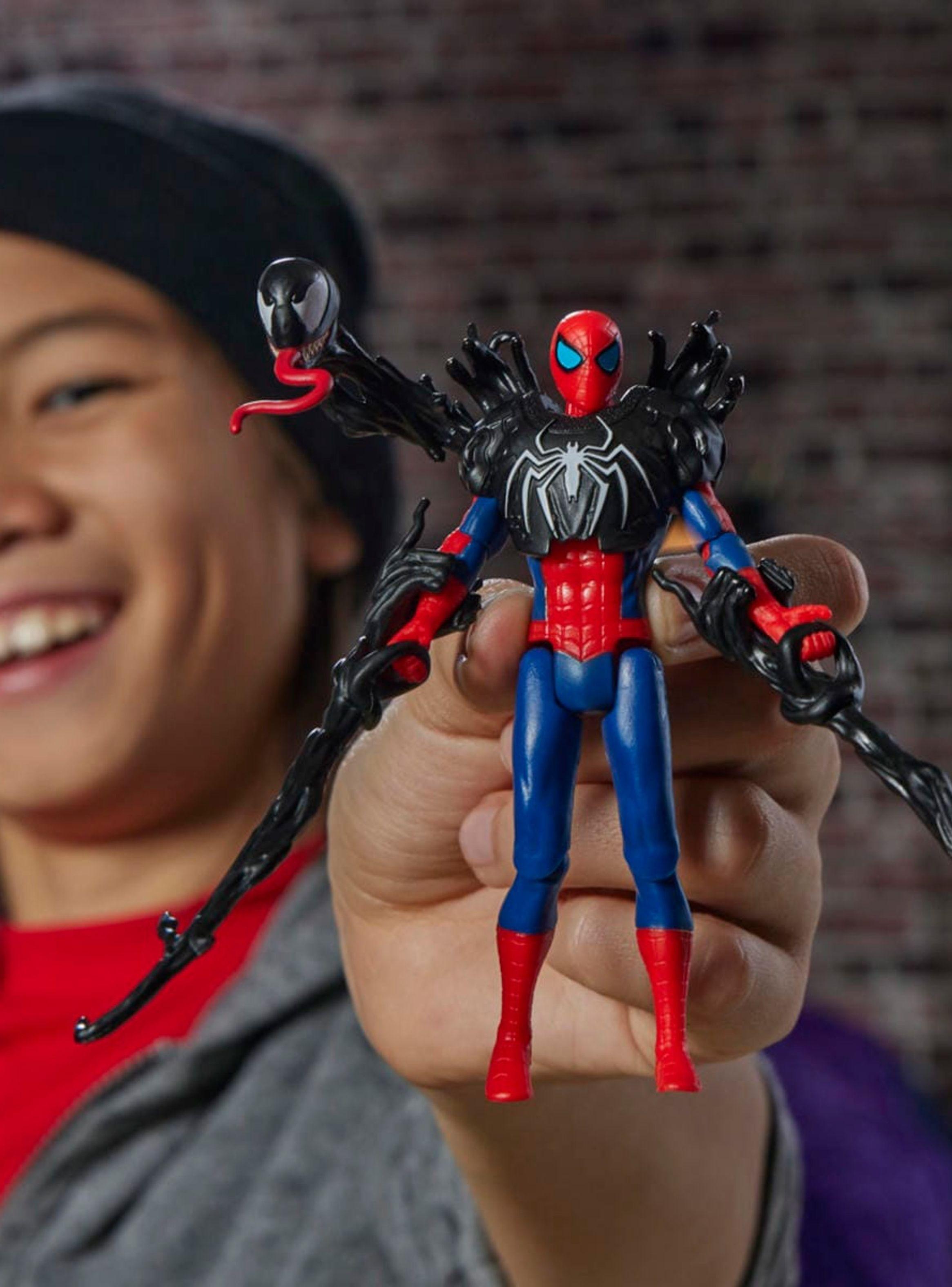 Figura de acción spiderman epic world of action venomversus-6