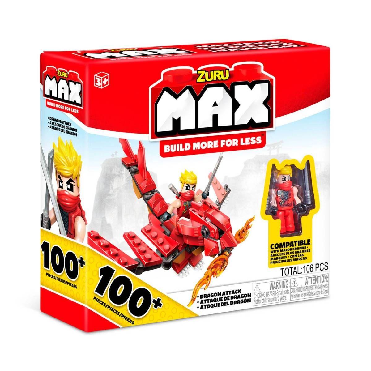 Set De 100 Bloques Max - Ataque Del Dragon-2