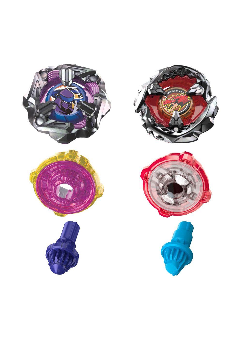 Beyblade Dual Pack X-Beat Tyranno 4-70q-Knife Shinobi 4-80hn-3