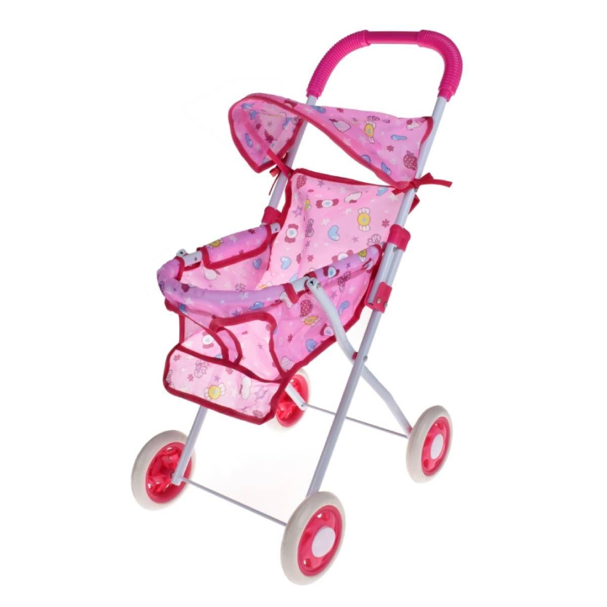 Coche De Paseo Metálico Con Toldo-1