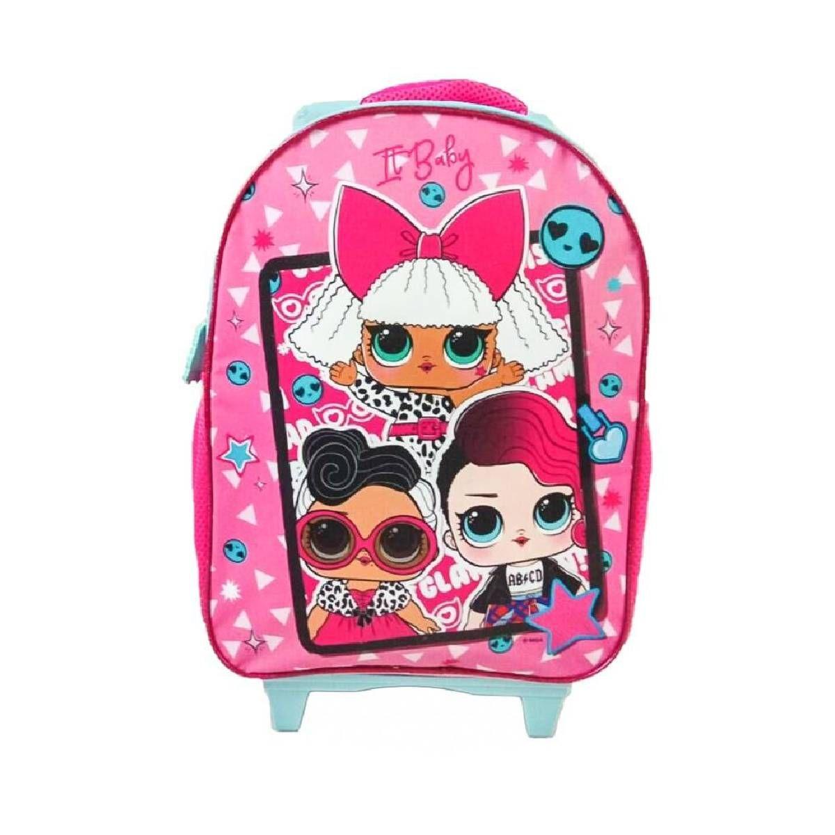 Mochila Con Ruedas Lol 35 Cm-1