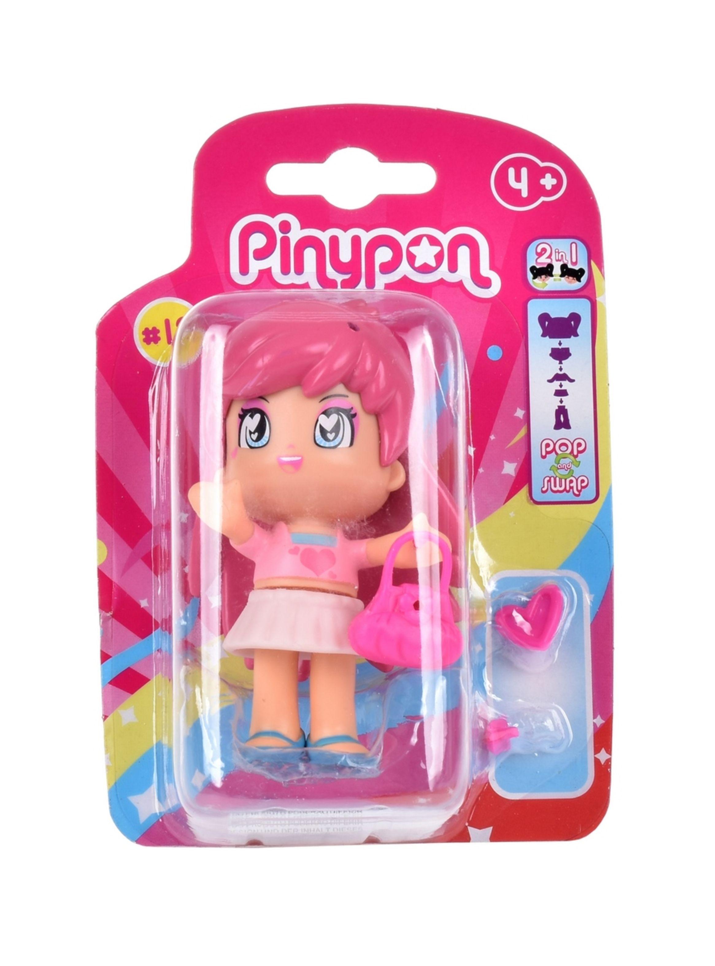 Muñeca Emocional Con Doble Cara Y Acc Pinypon-Cabello Rosado-2