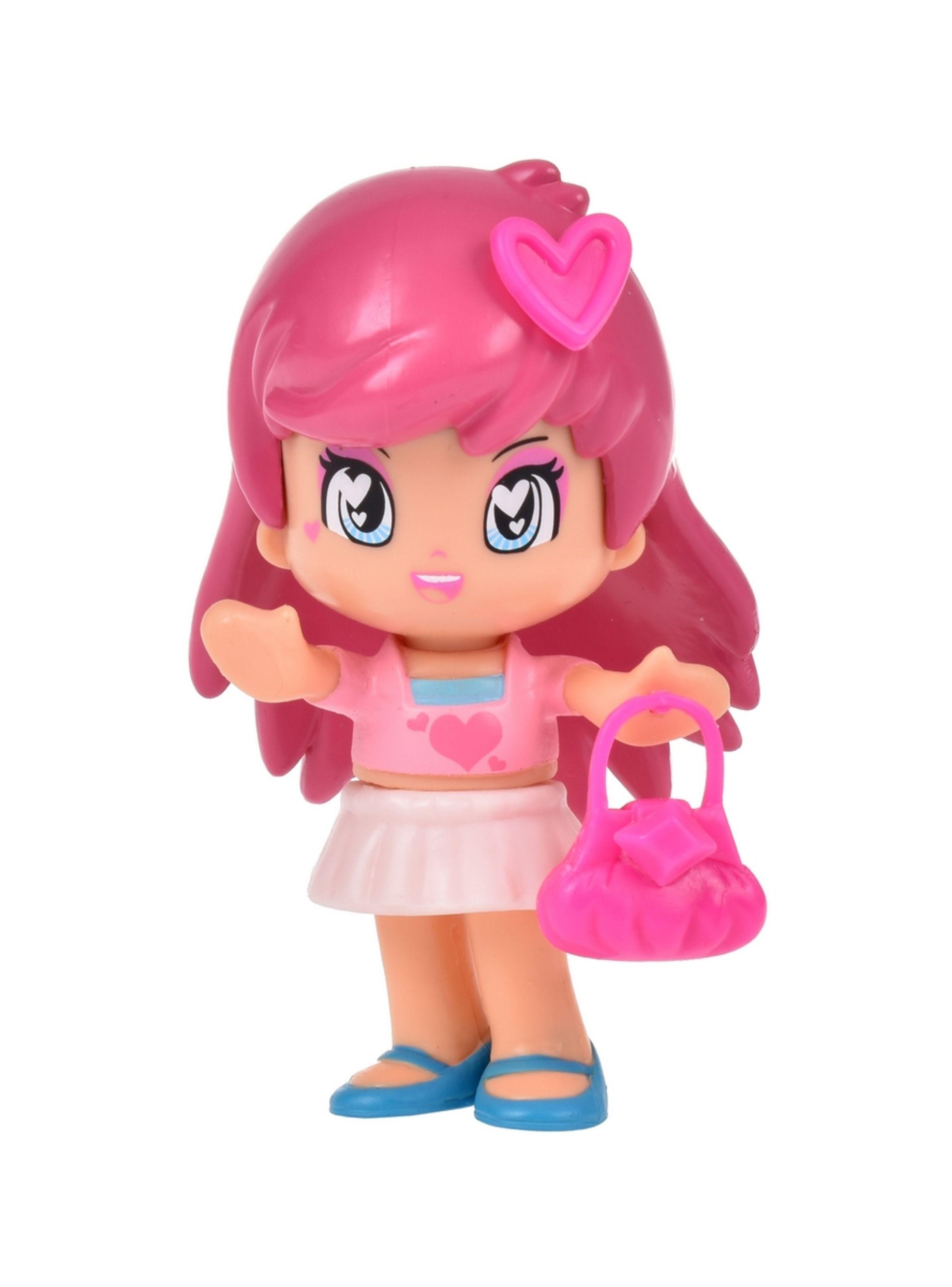Muñeca Emocional Con Doble Cara Y Acc Pinypon-Cabello Rosado-3