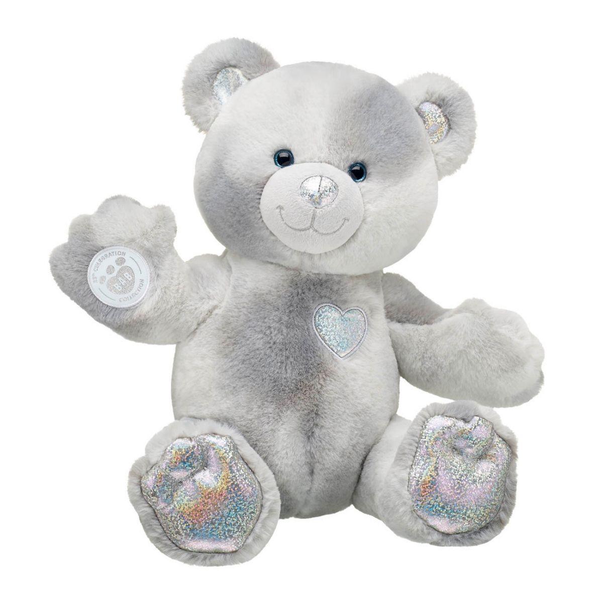 Peluche Oso Plateado 25 Años Build-A-Bear-0