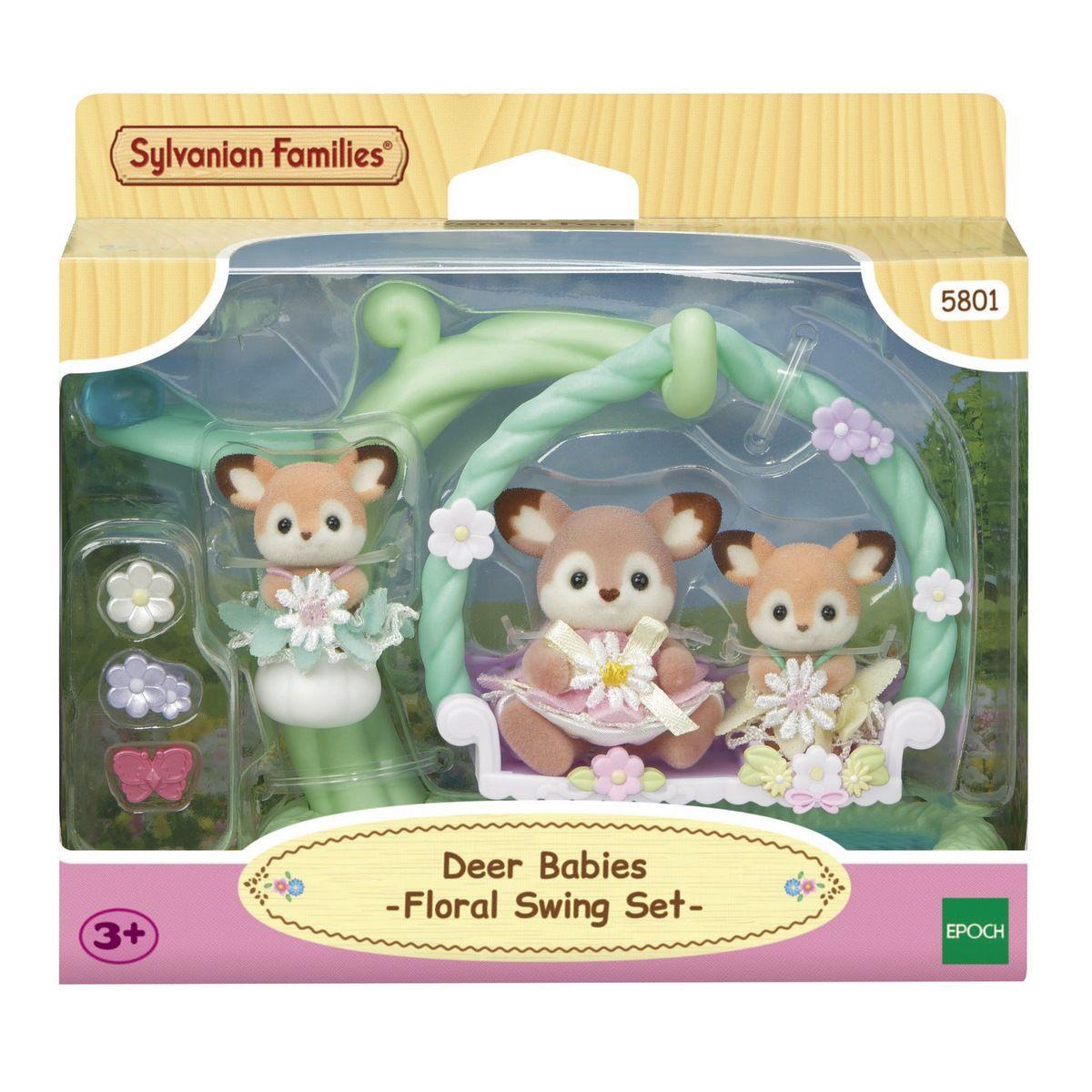 BEBES CIERVO EN EL COLUMPIO SYLVANIAN FAMILIES-2