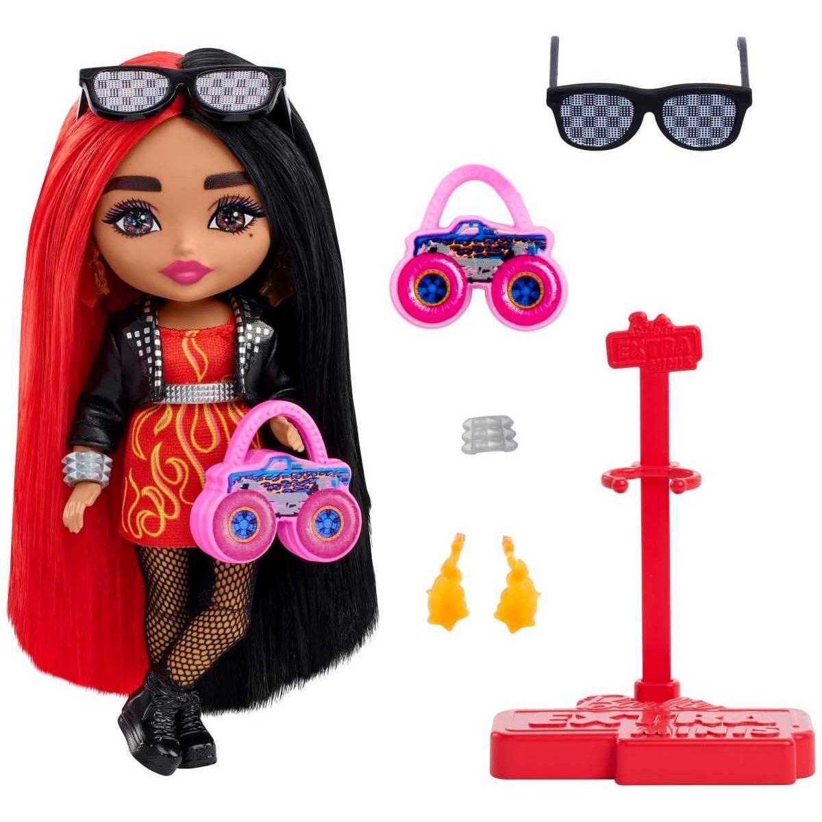 Barbie Extra Minis Surtido - Pelo Rojo Negro-0