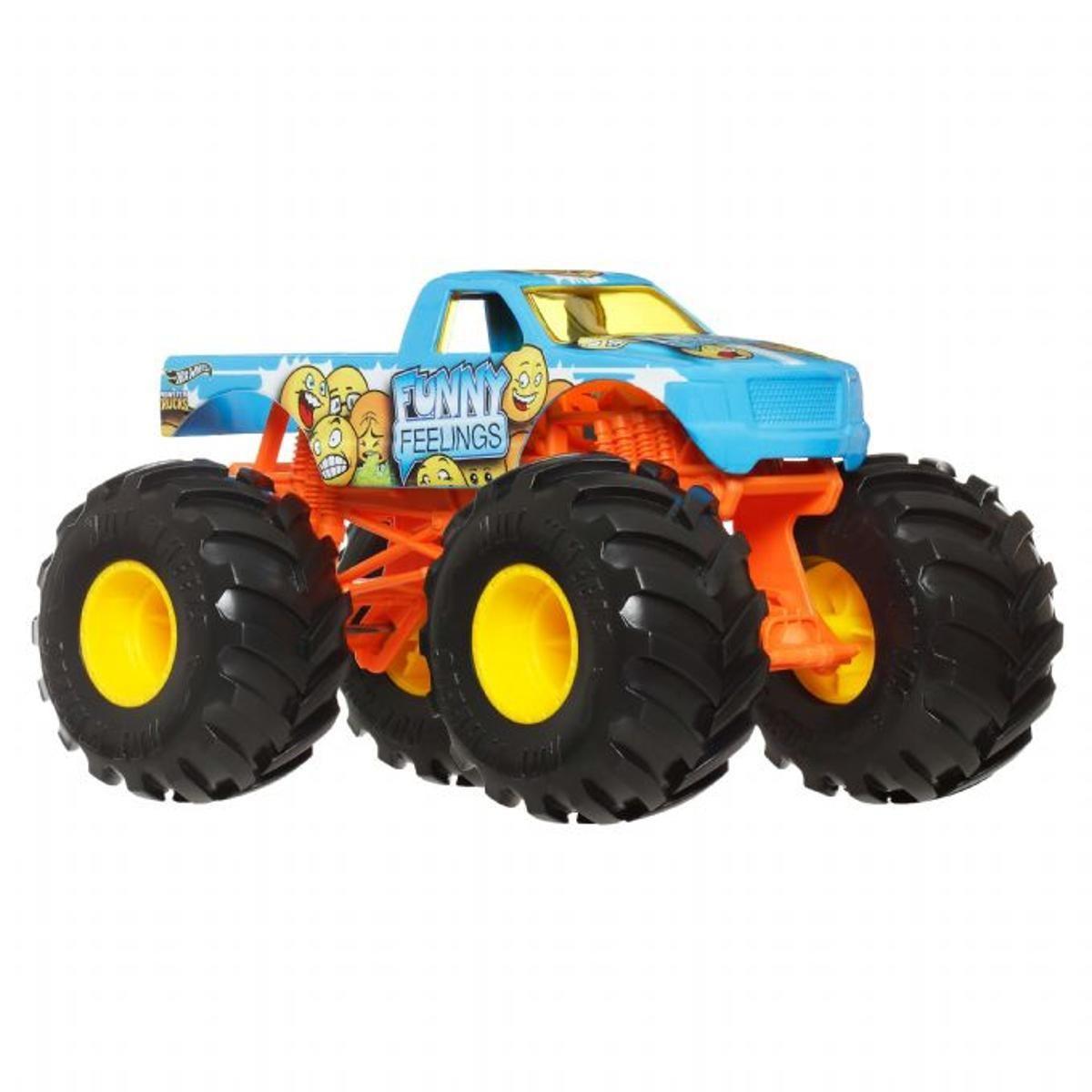 HOT WHEELS MONSTER TRUCKS ESCALA 1:24 - FUNNY FEELINGS-0