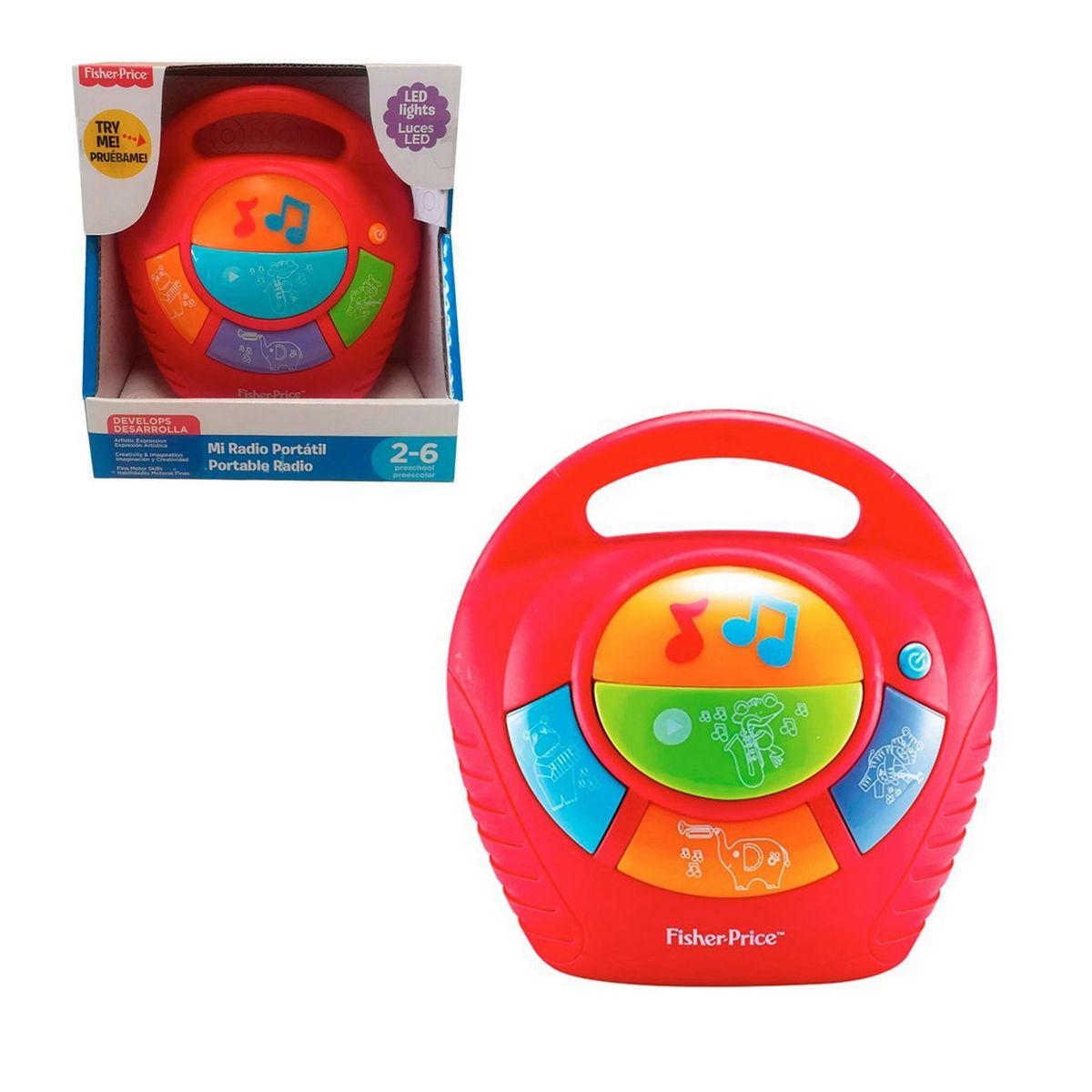 Mi Primera Radio Musical Fisher Price - Rojo-0