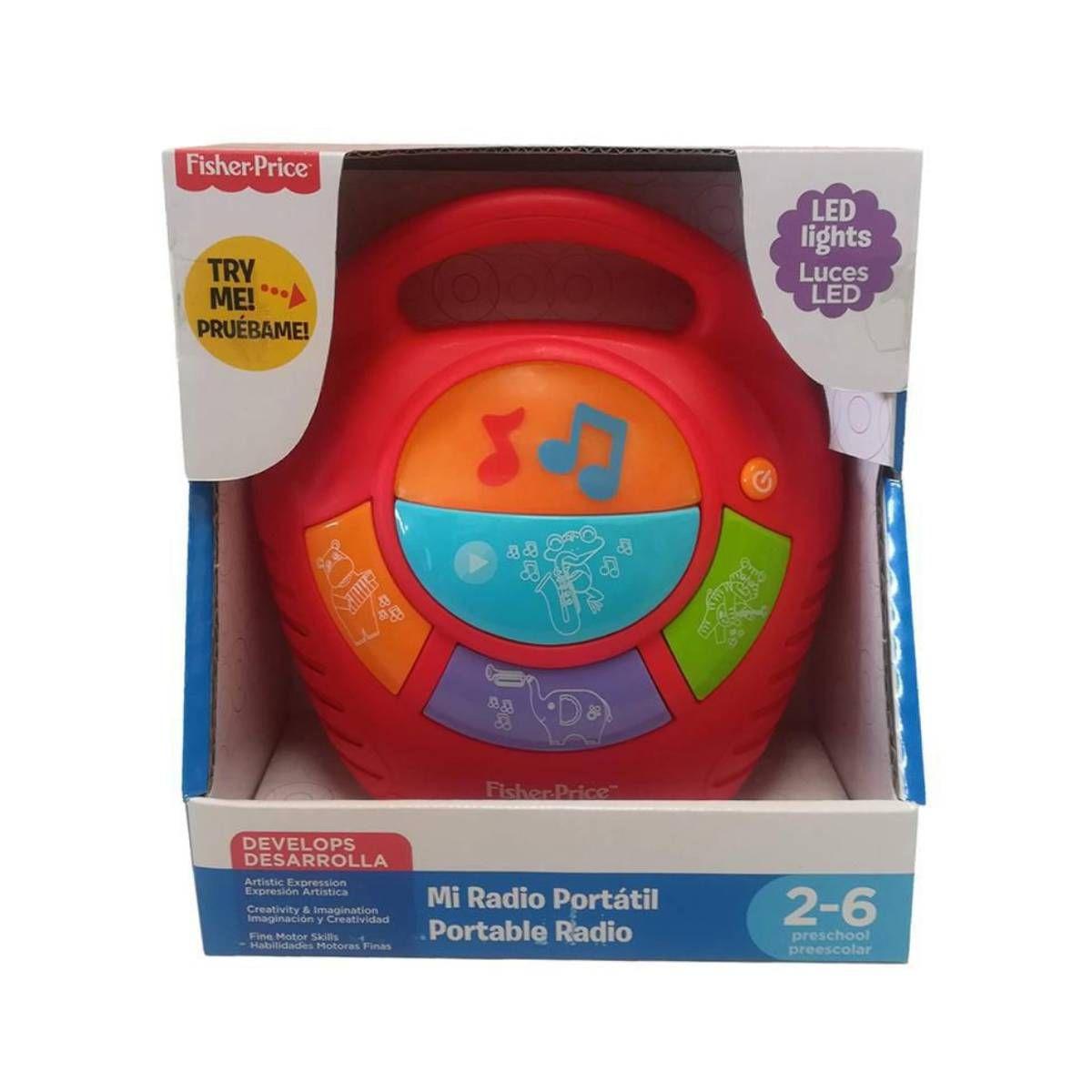 Mi Primera Radio Musical Fisher Price - Rojo-5