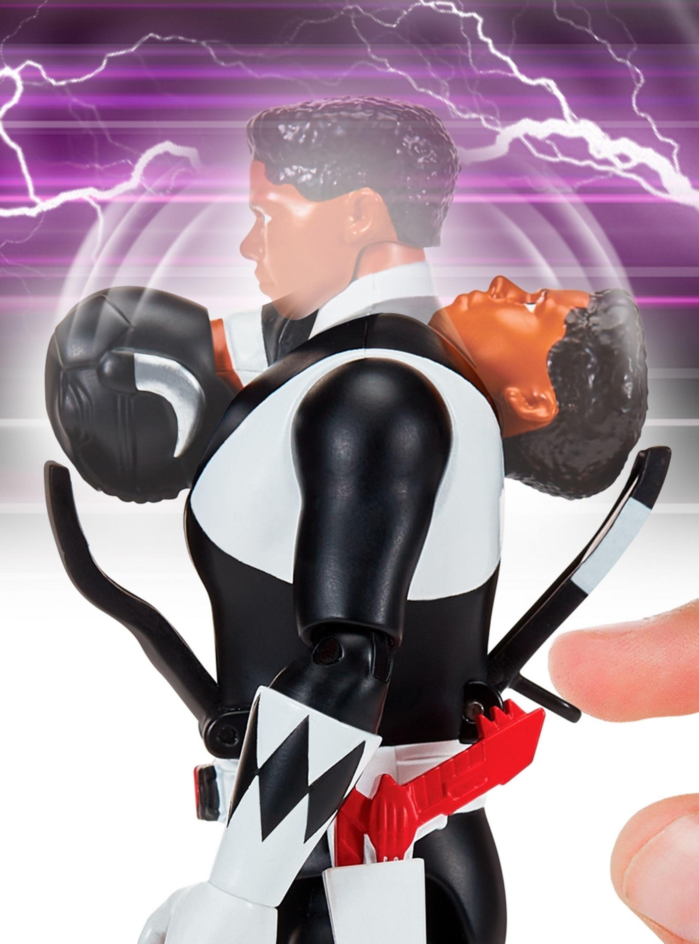 Power Rangers Figura Gira Cabeza - Black Ranger-4