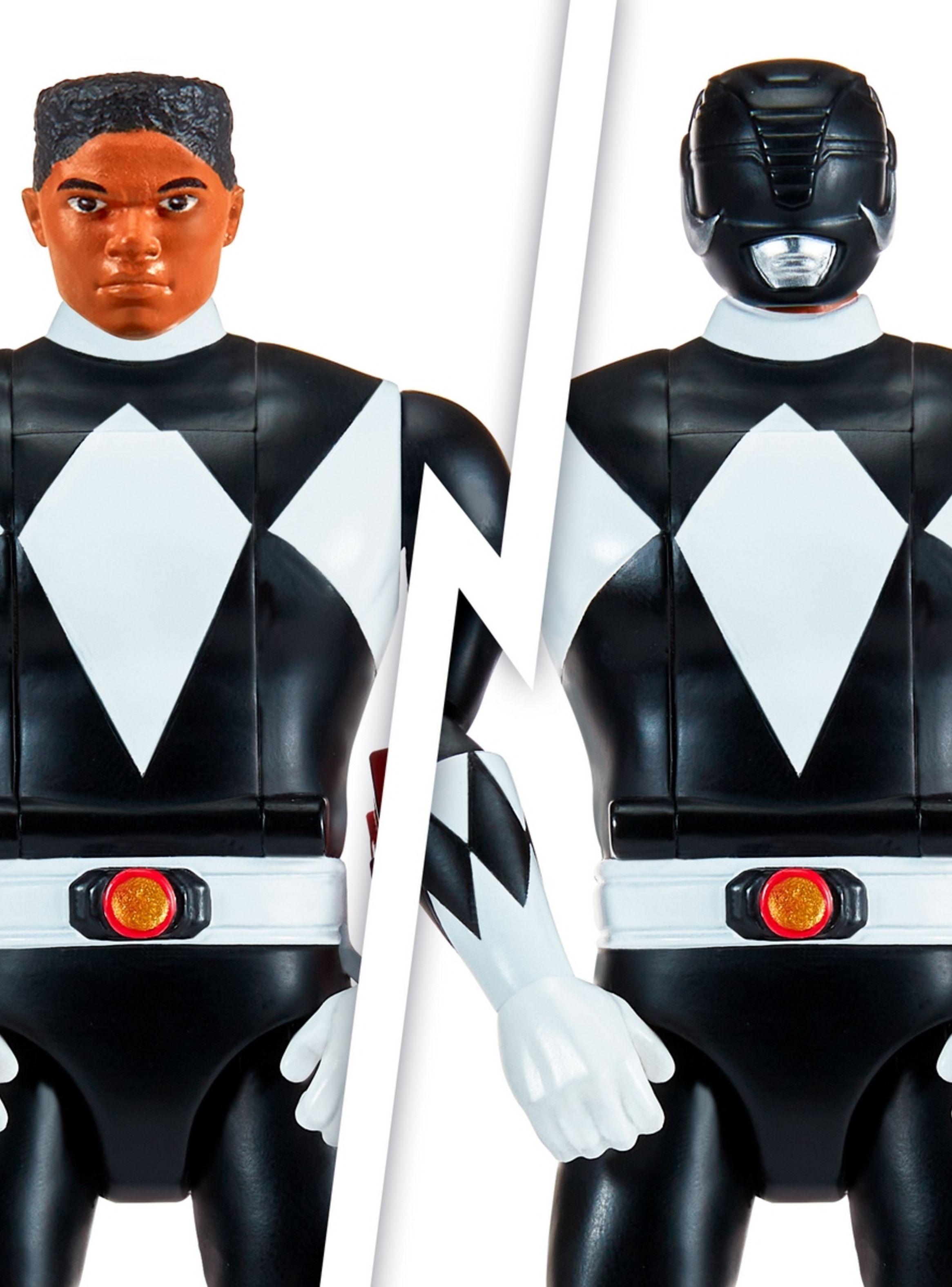 Power Rangers Figura Gira Cabeza - Black Ranger-5