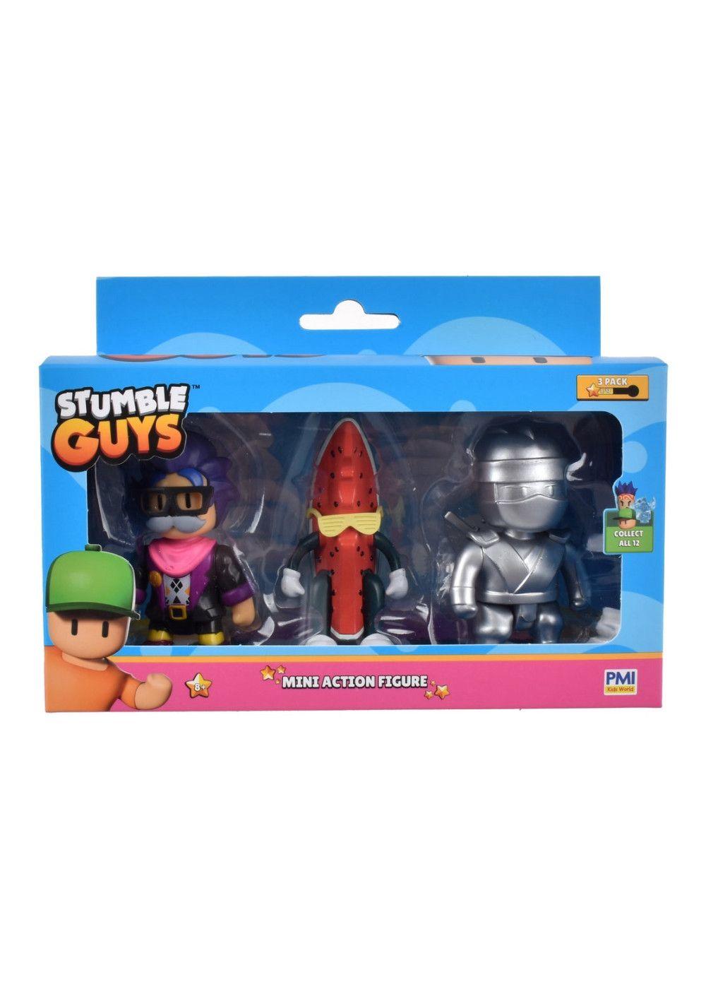Pack 3 Figuras 8 Cms Stumble Guys - Watermelon Guy-2