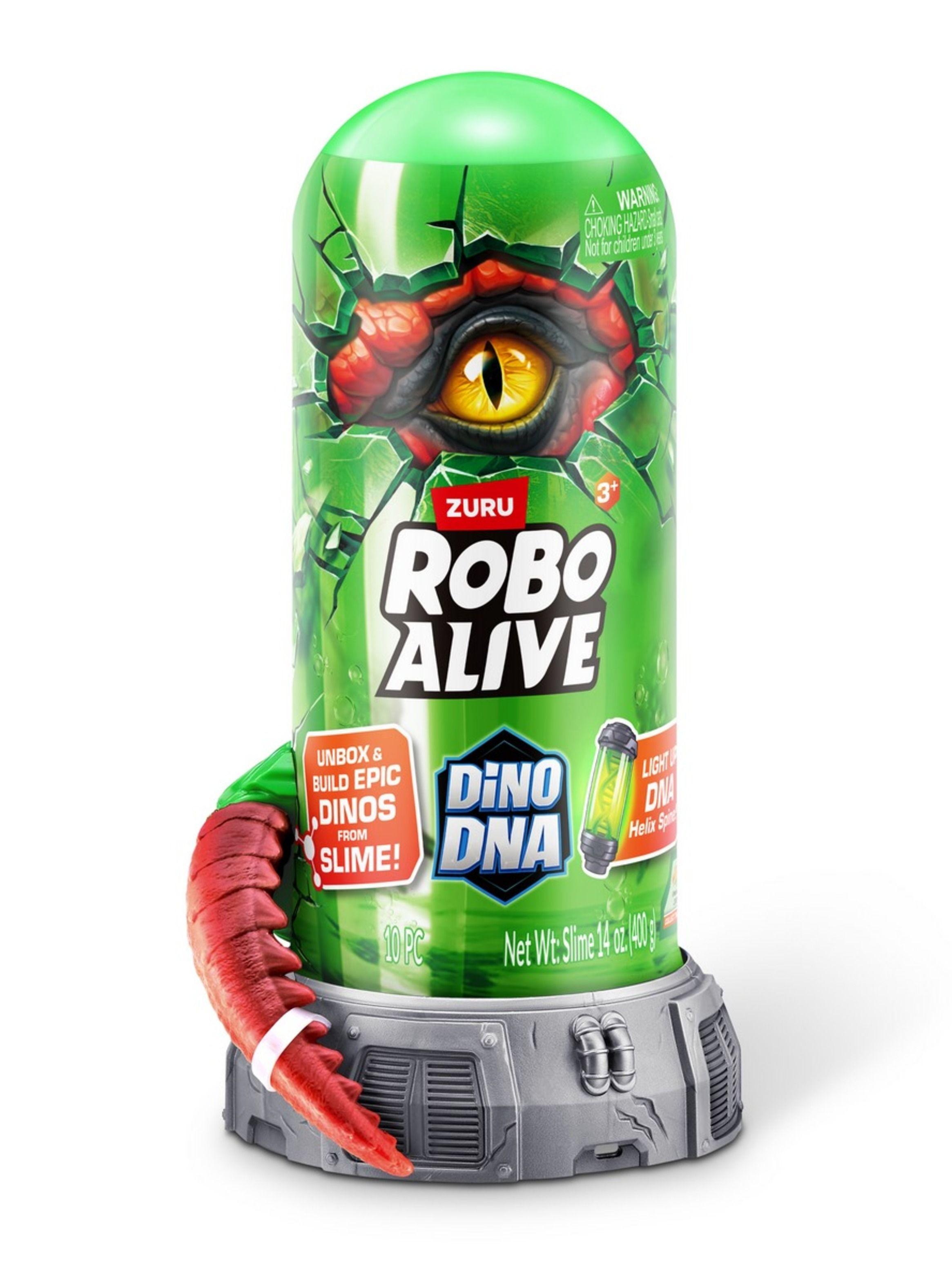 DINO DNA ROBO ALIVE DE ZURU - ROJO-0