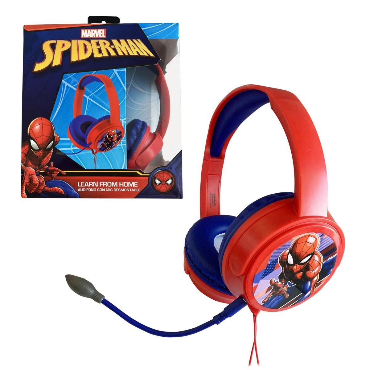 Audifono Con Microfono Para Chat Spiderman-0