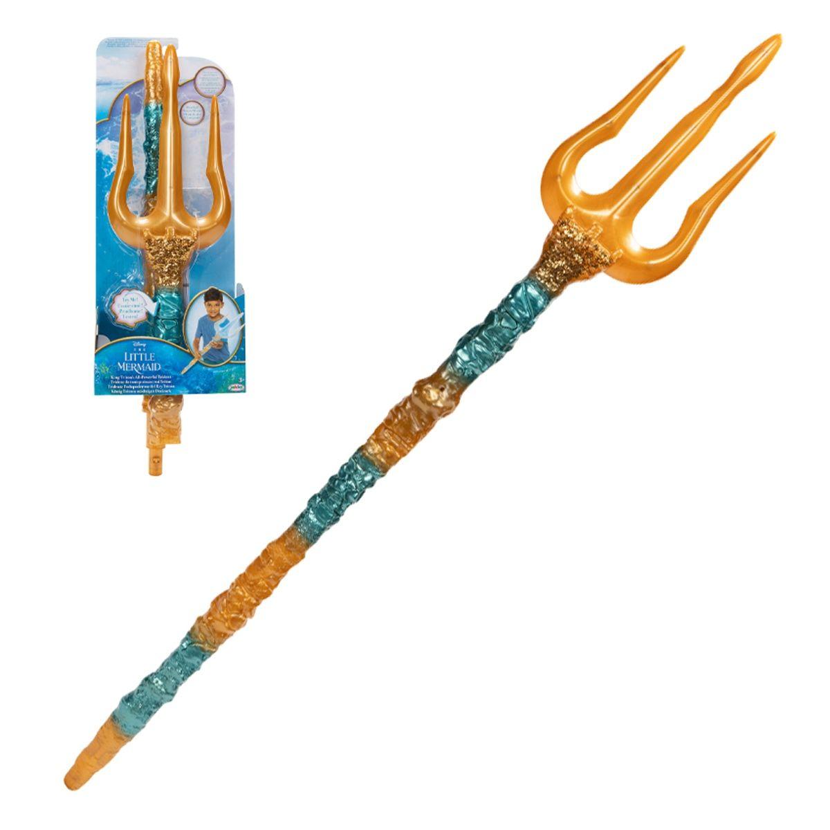 Tridente Rey Tritón La Sirenita luces y sonidos-0