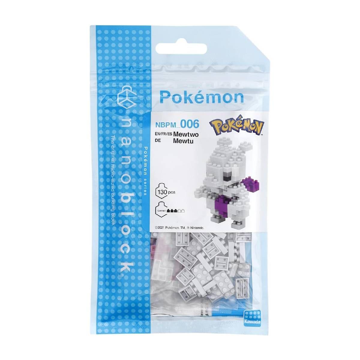 FIGURA NANOBLOCK SERIE POKEMON DE BANDAI - MEWTWO-5