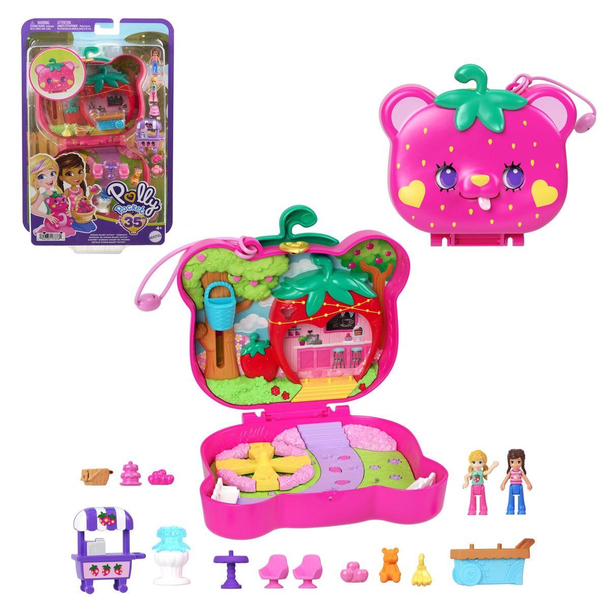 Polly Pocket Estuche De Osito De Fresa-0