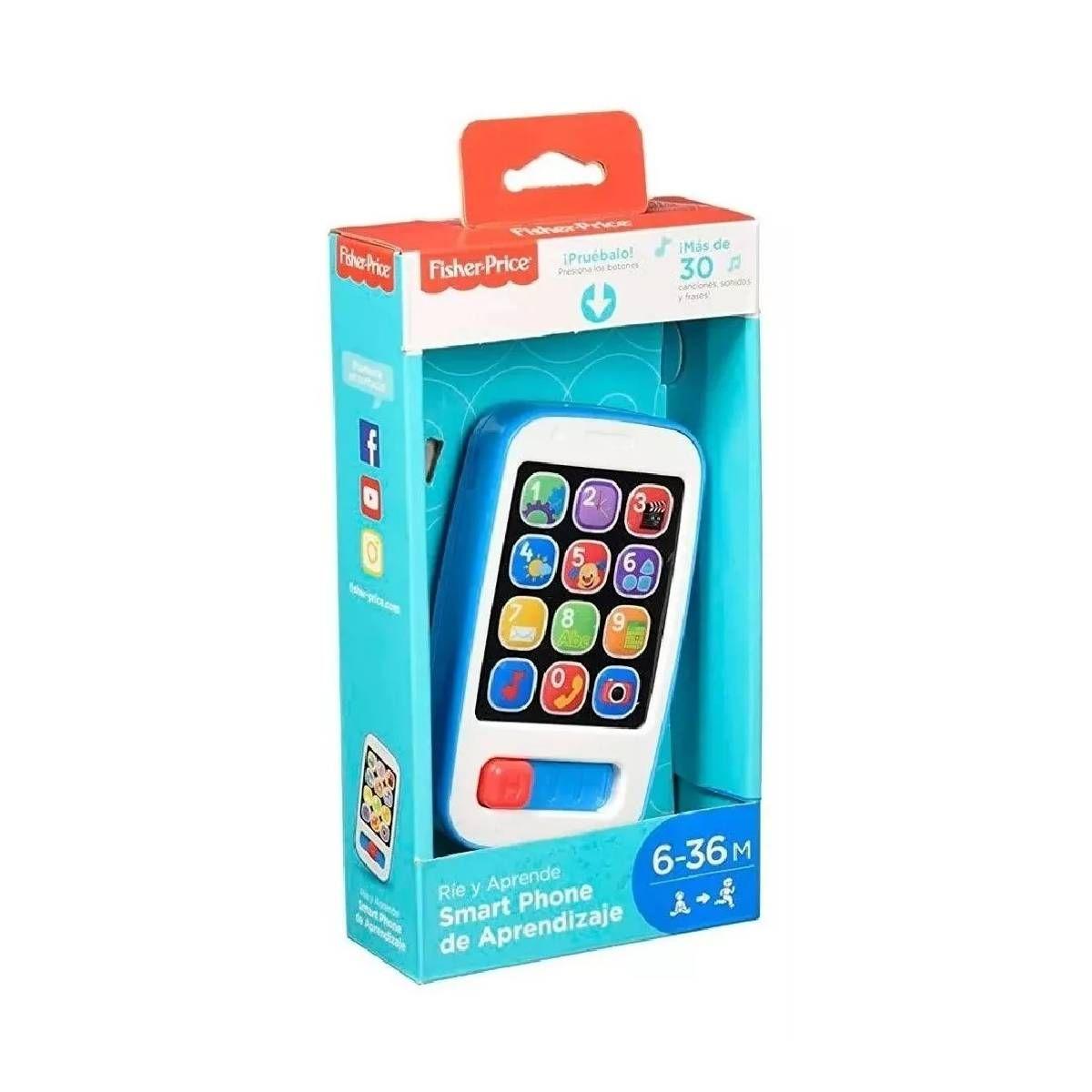 Smartphone de Aprendizaje Fisher Price - Celeste-5