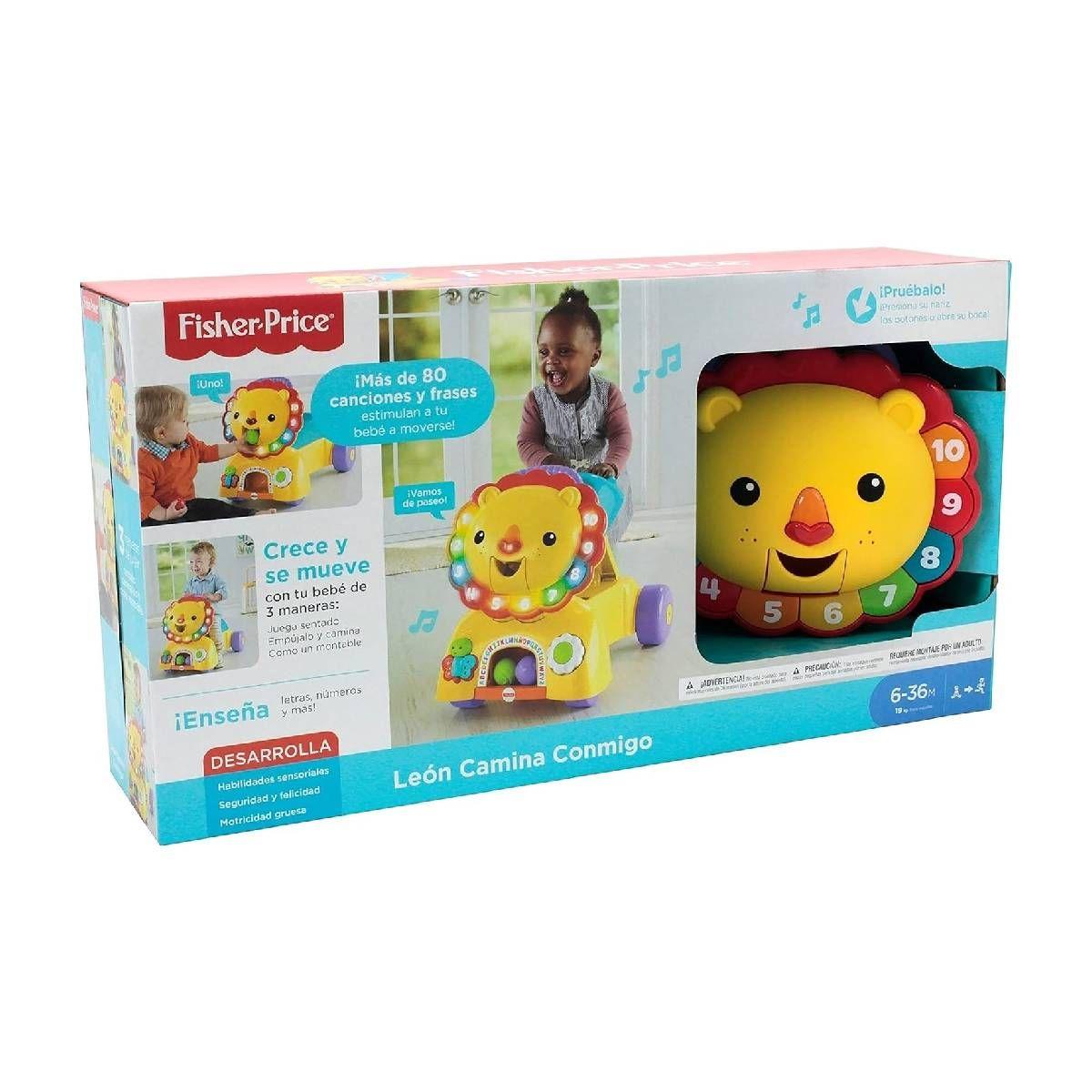 Fisher Price Leon Camina Conmigo Mattel-8