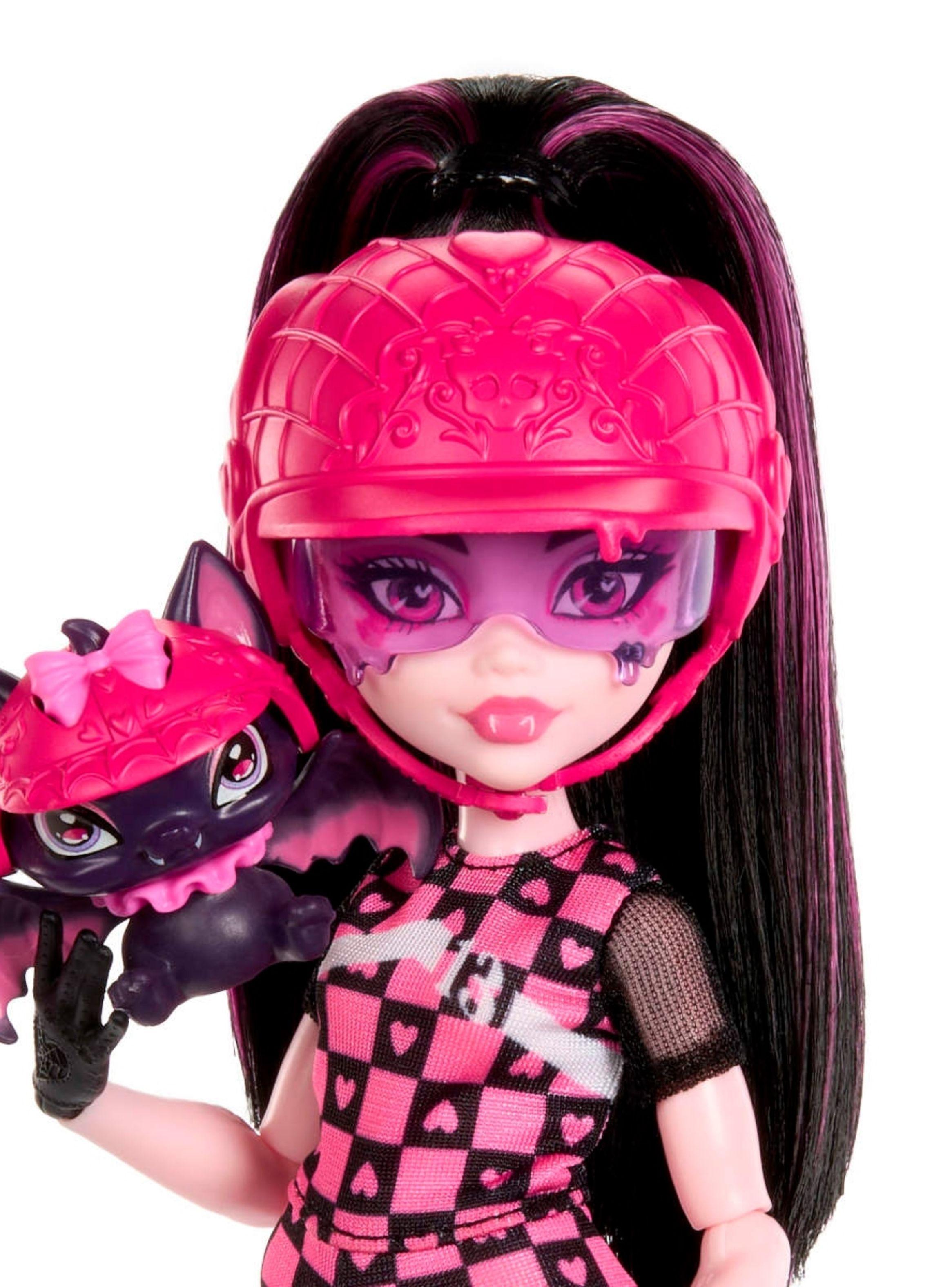 MONSTER HIGH  MUÑECA DRACULAURA CON SCOOTER-4