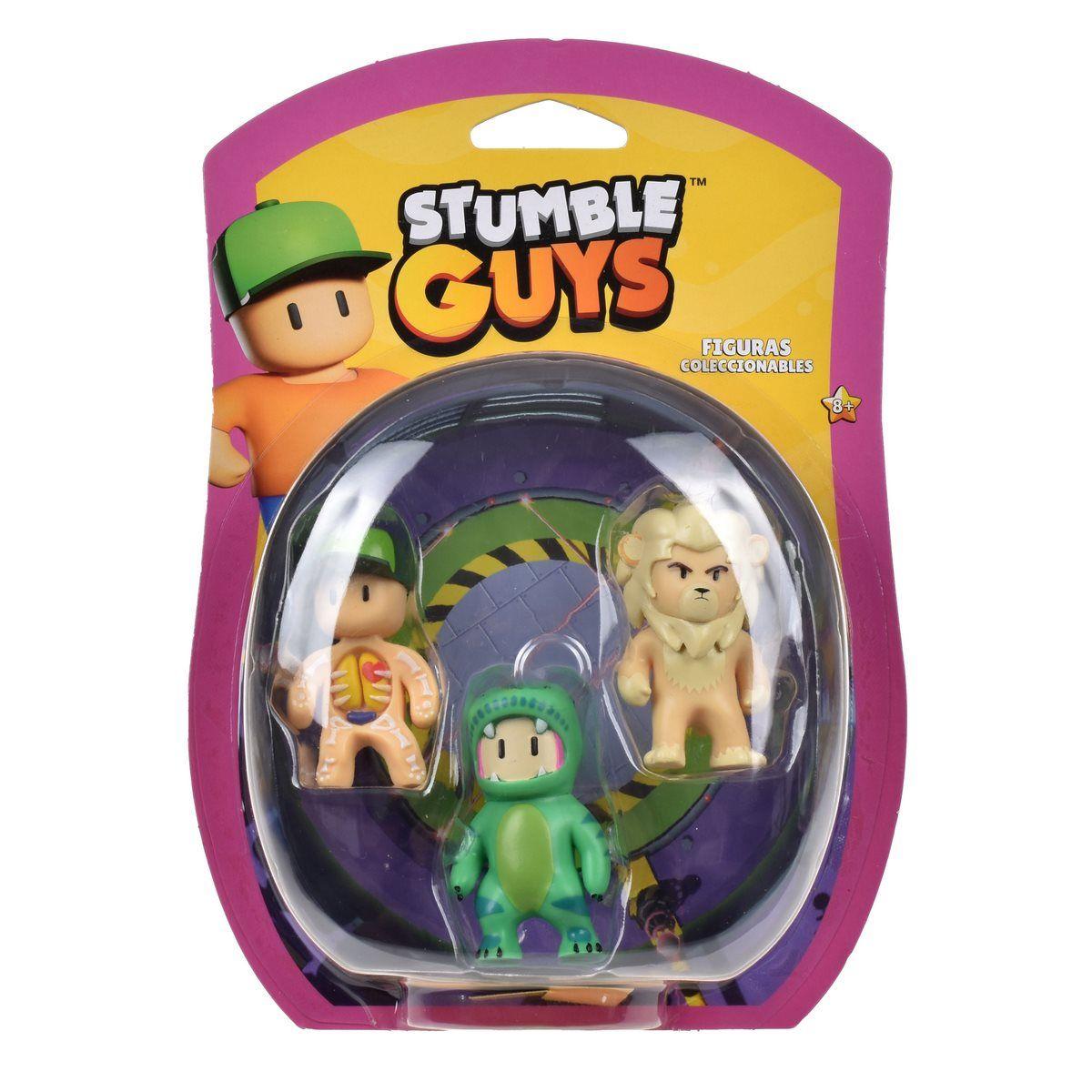 PACK 3 FIGURAS 5 CMS STUMBLE GUYS - T-REX GUY-3