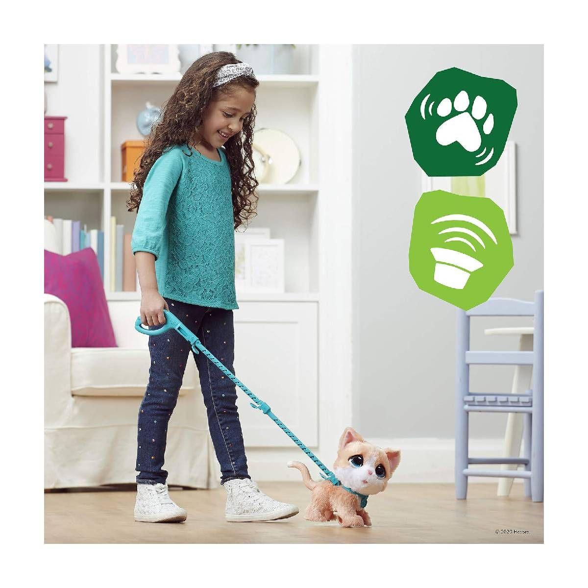 Furreal Walkalots Grandes Paseos Hasbro - Gato-1