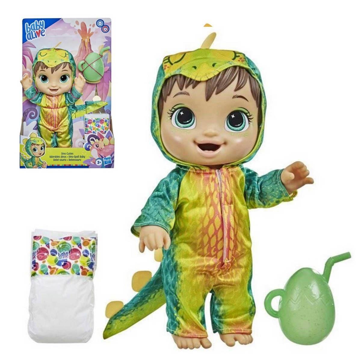 Baby Alive Bebe-saurio Hasbro - Estegosaurio-0