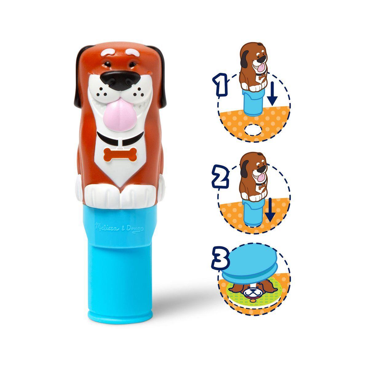 Estampador Melissa & Doug perro con 300 stickers recargables-2