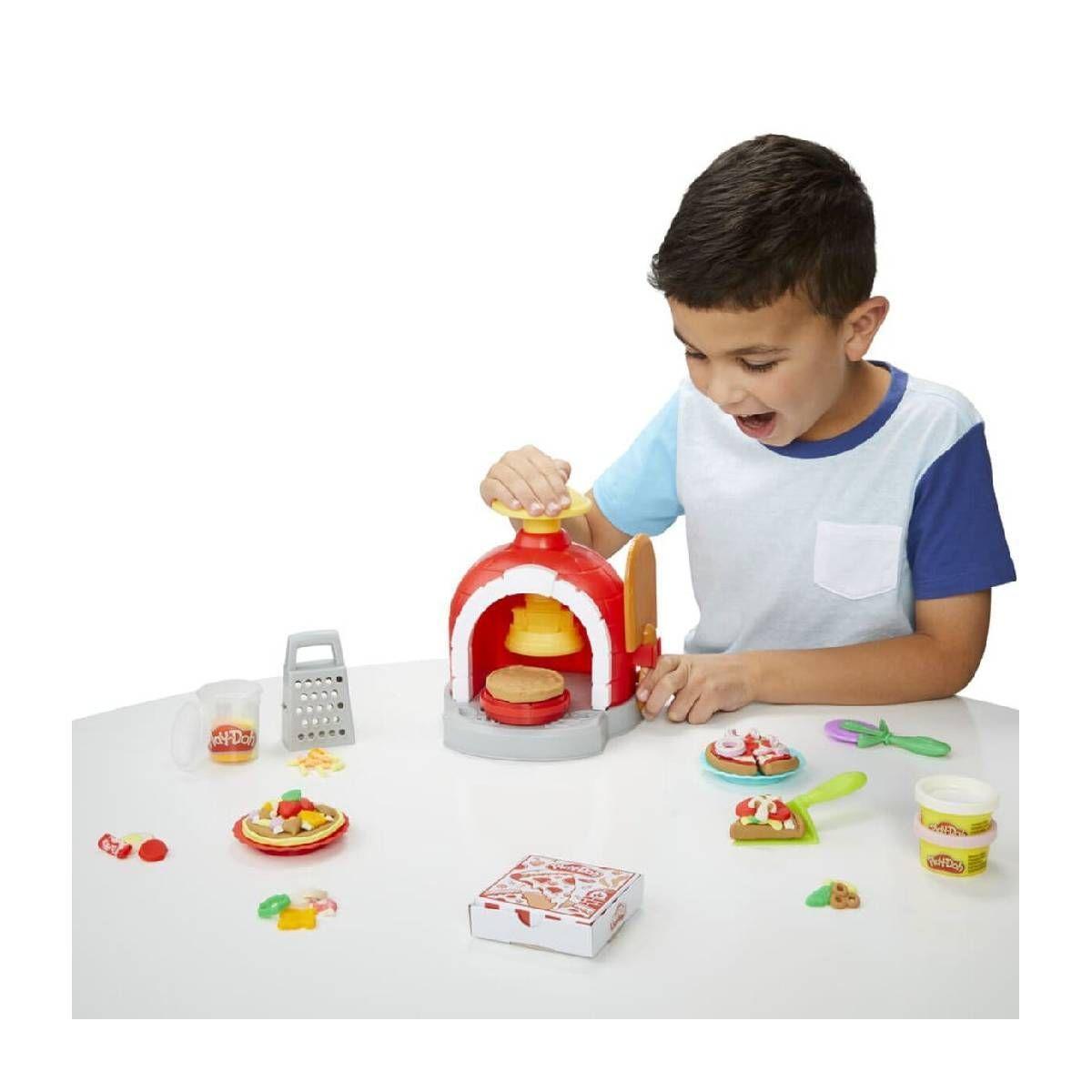 Set de juego Play Doh horno de pizzas y herramientas-4