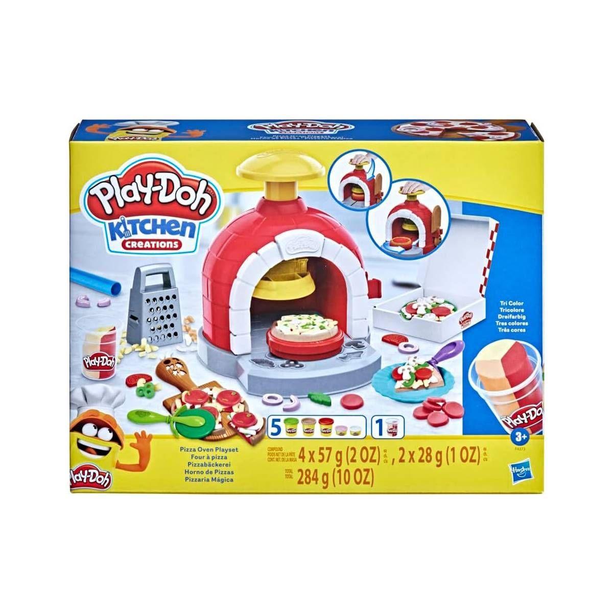 Set de juego Play Doh horno de pizzas y herramientas-8