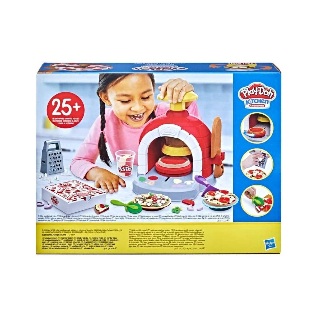 Set de juego Play Doh horno de pizzas y herramientas-9