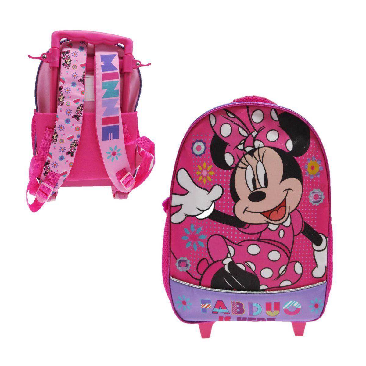 MOCHILA CON RUEDAS MINNIE-0
