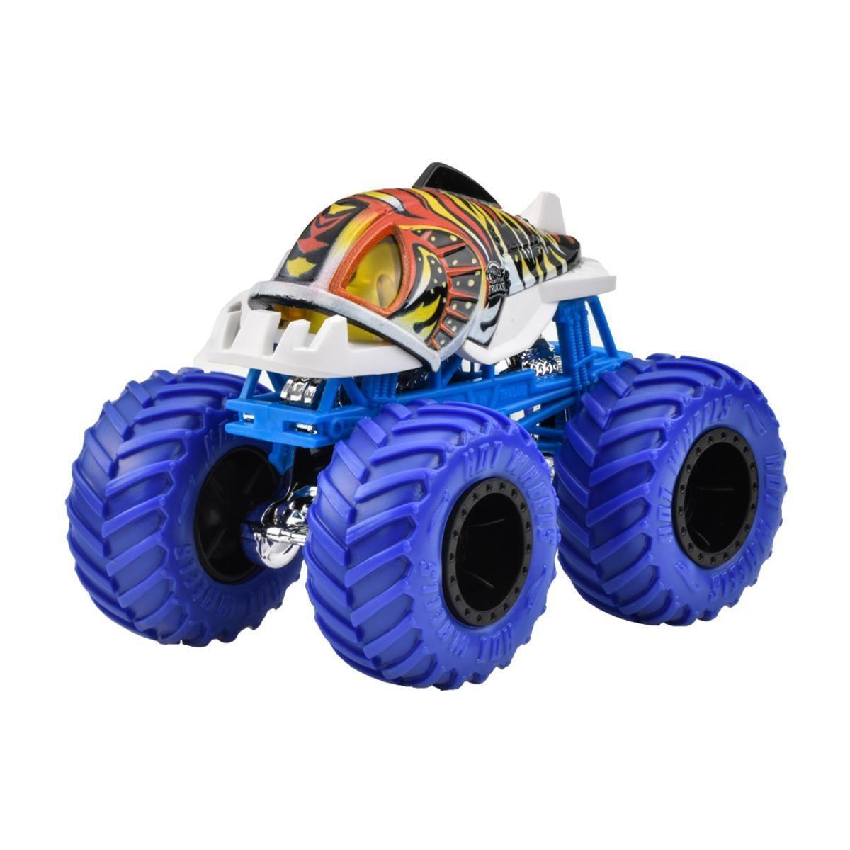 HOT WHEELS MONSTER TRUCKS ESCALA 1:64 - PIRAN-AHHHH VS HAUL Y'ALL-3