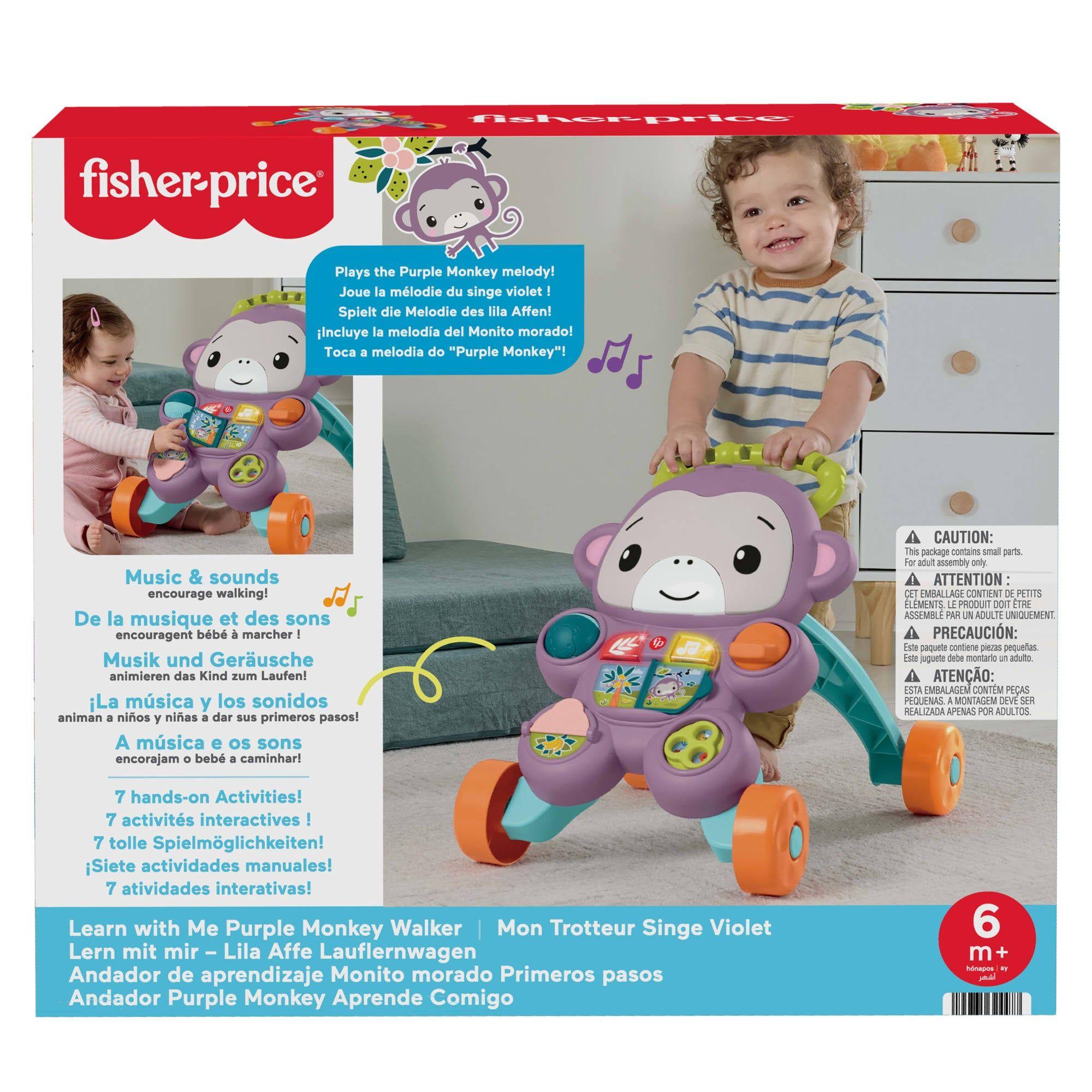 FISHER PRICE ANDADERA PARA BEBÉS MONO-4