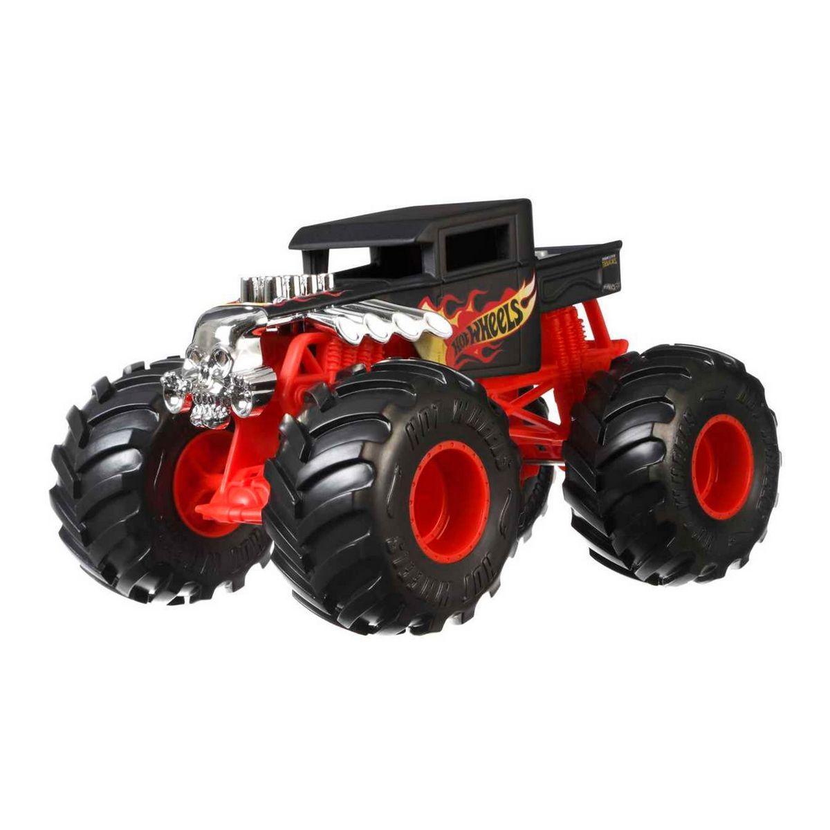 HOT WHEELS MONSTER TRUCKS ESCALA 1:24 - BONE SHAKER-0