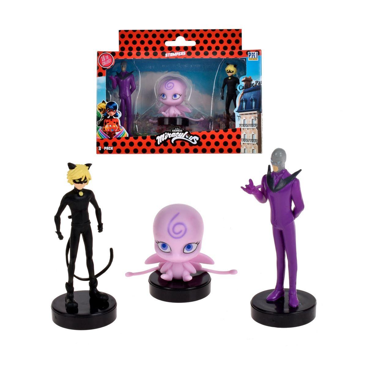Pack 3 Figuras Timbre Miraculous - Nooroo-0