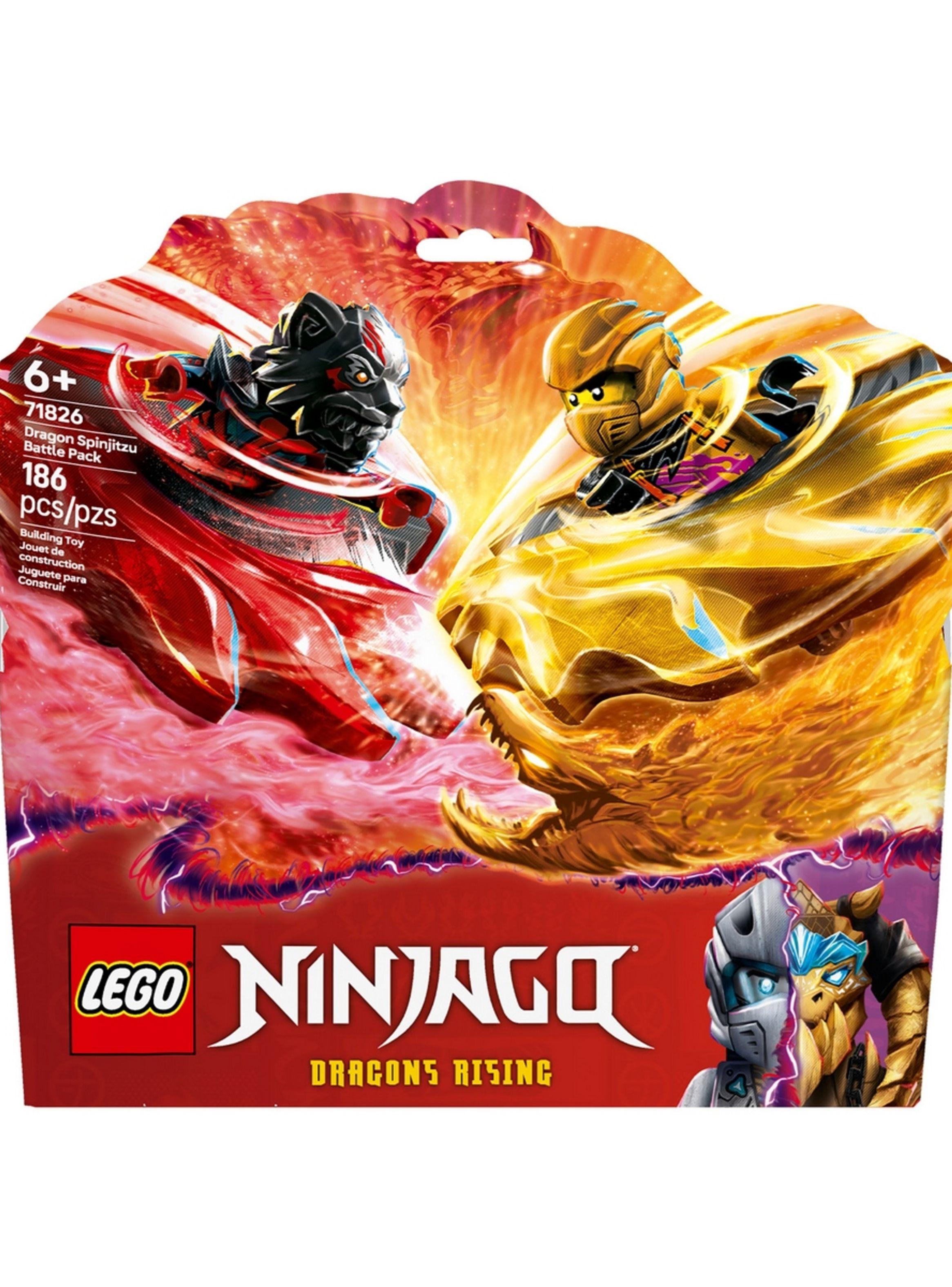 Bloques LEGO NINJAGO Pack de Combate Spinjitzu 186 piezas-2