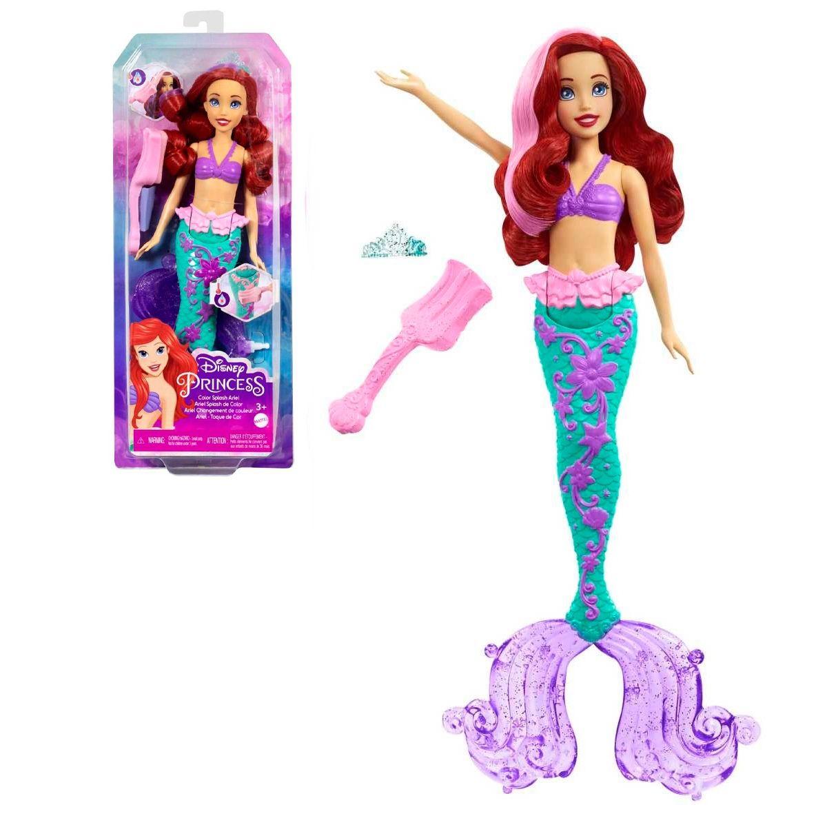 Disney Princesa Muñeca Ariel Cabello Cambios Sorpresa-0
