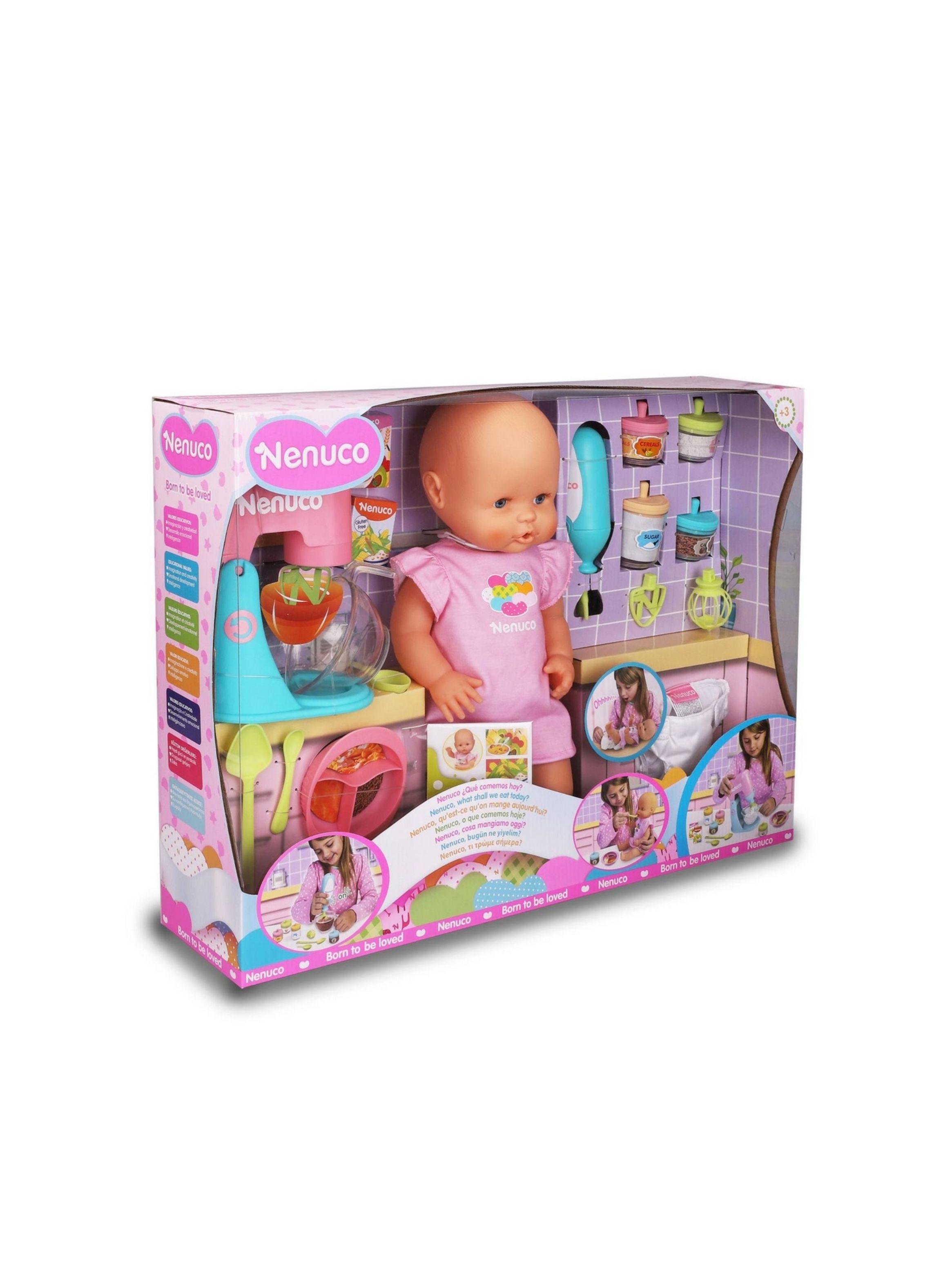 Muñeca Nenuco De 35 Cms Con Super Set De Cocina-2
