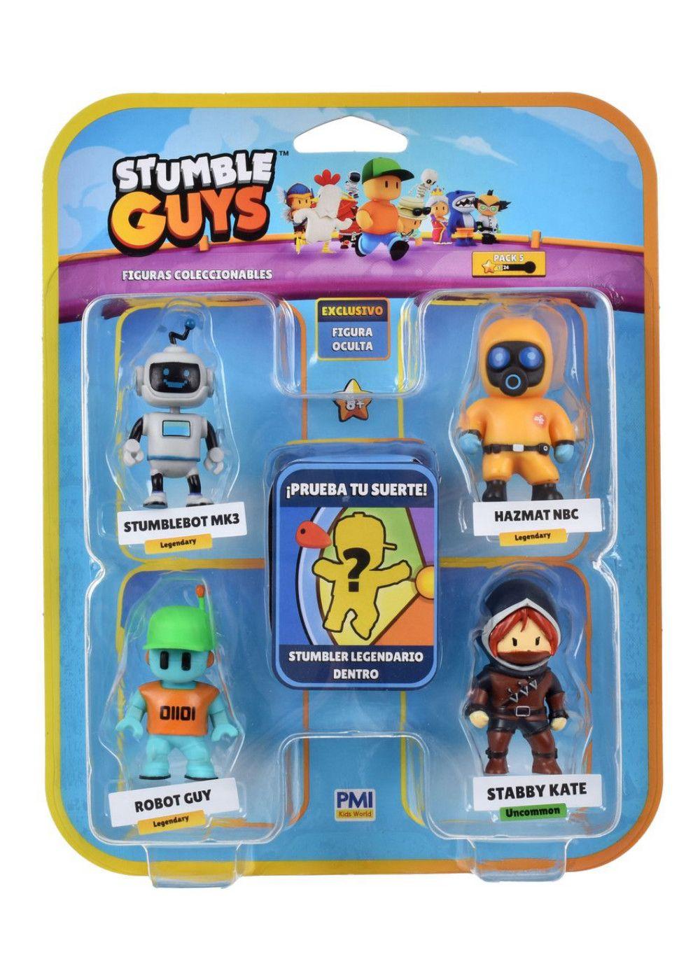PACK 5 FIGURAS 5 CMS STUMBLE GUYS - HAZMAT NBC-2