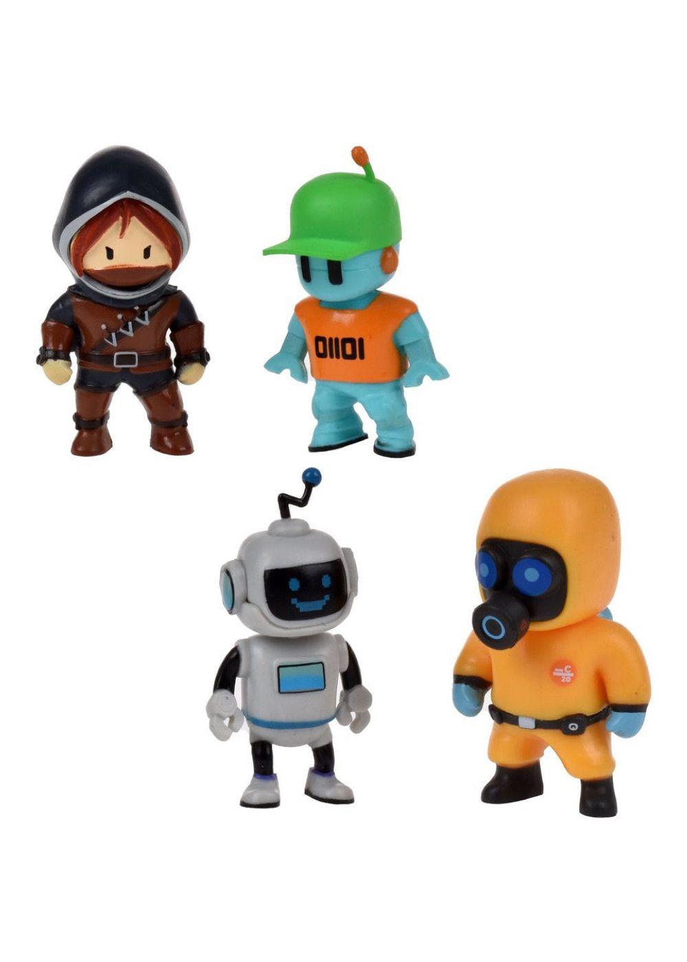 PACK 5 FIGURAS 5 CMS STUMBLE GUYS - HAZMAT NBC-3